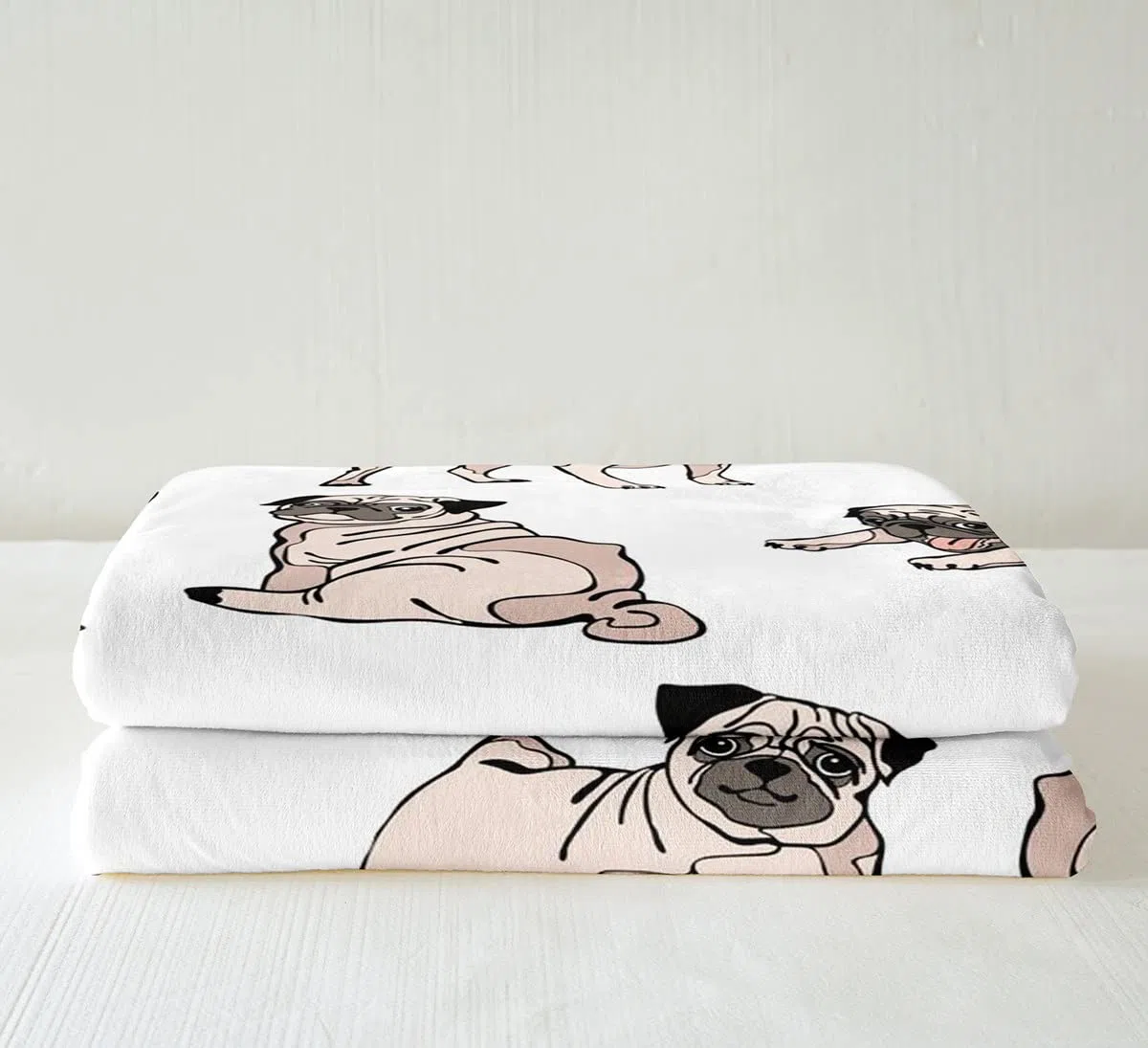 Manta de peluche para perros y mascotas, manta de sherpa para niños en 3D, manta de felpa para cachorros, manta para sofá cama, regalo para amantes de perros, rey de 87 x 94 pulgadas