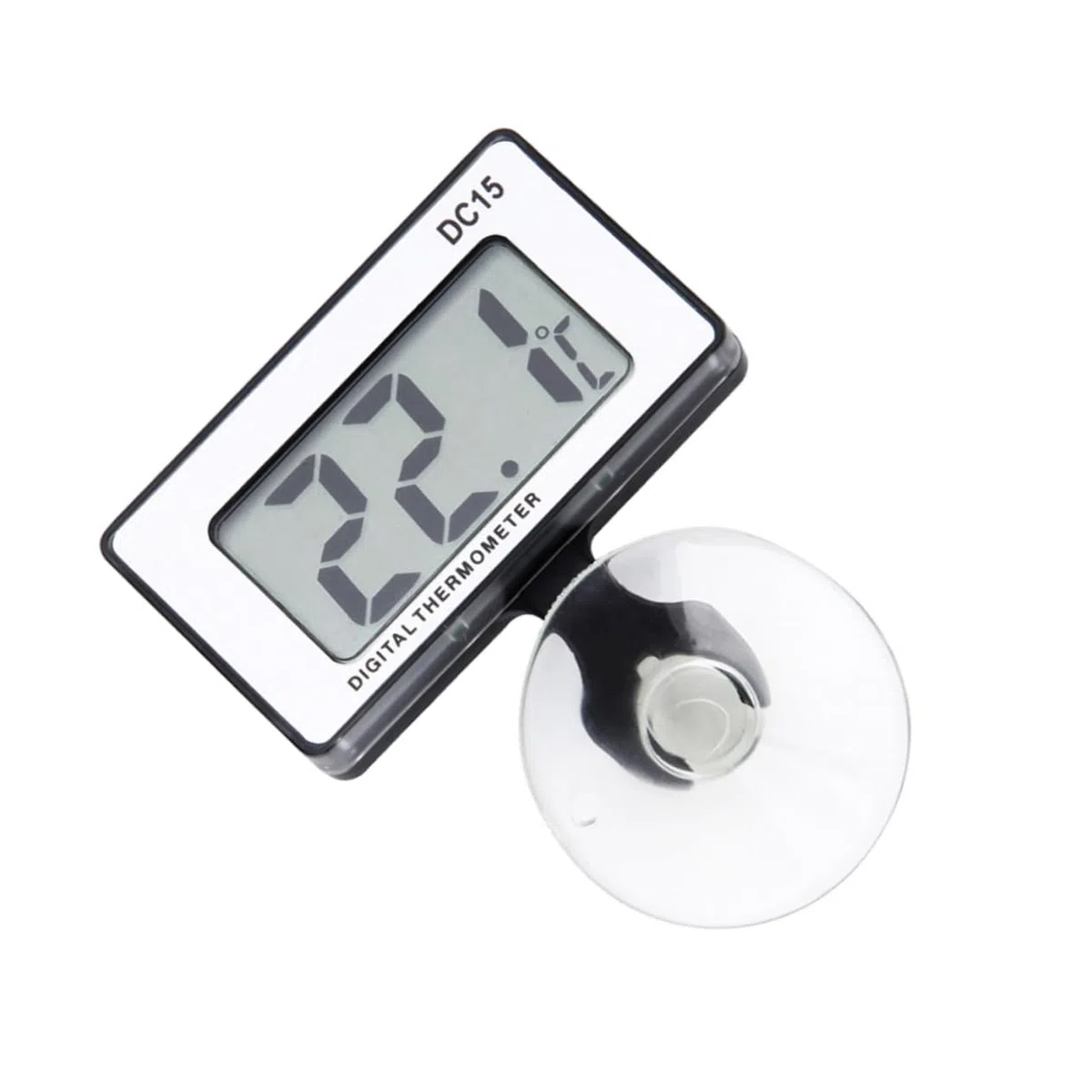 BESPORTBLE 3piezas Digital Lcd Mini Para Acuarios Ventosa Medidor De Temperatura Para Peceras y Tanques De Agua Fácil Instalación y Lectura Clara