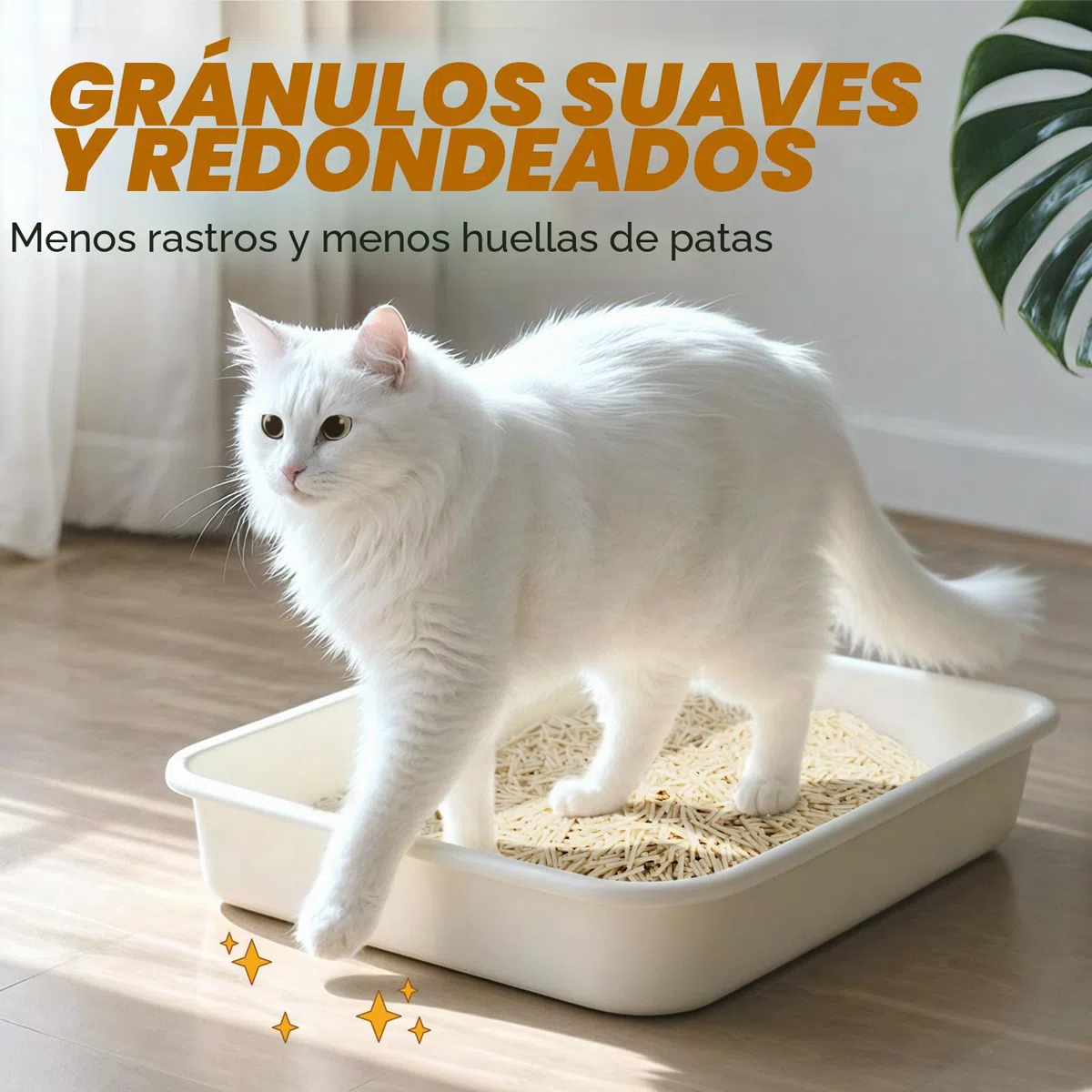 Happy & Polly Arena de Tofu para Gatos, aglutinante rápido, desechable, Ultra Absorbente, bajo Seguimiento, materias primas 100% Naturales con carbón de Coco, 11 Libras (2 Bolsas de 5.5 kg)