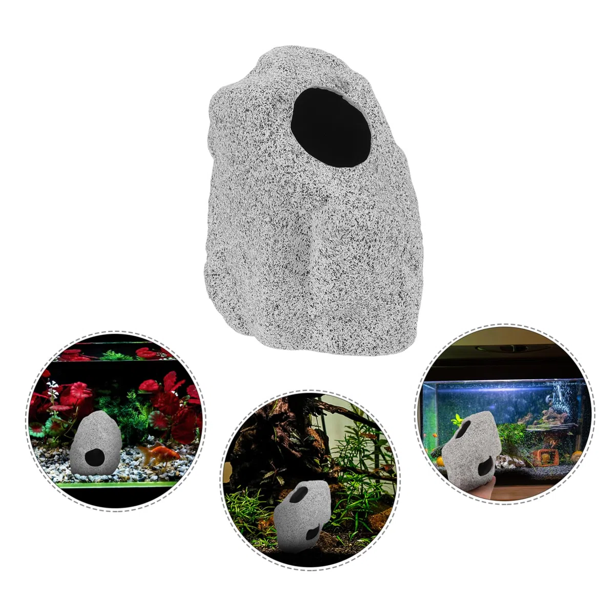BESPORTBLE 3 Piezas Casa De Camarones Escondite De Peces Dorados Decoración De Acuario Cueva Acuario Paisajismo Decoración Acuario Cueva Escondite Jugando Cueva Cueva Betta Cueva De Peces