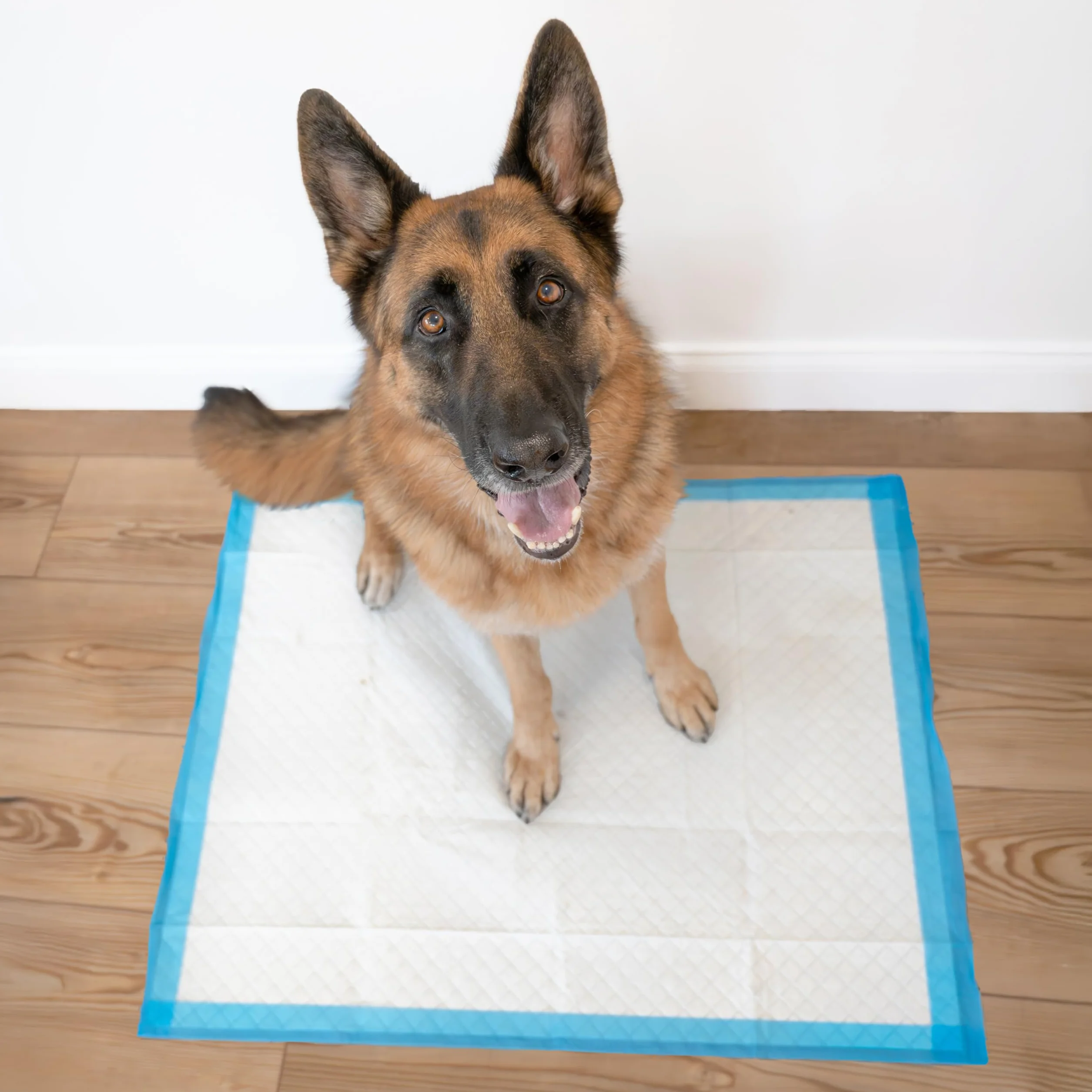 Four Paws Wee-Wee - Almohadillas para orina de rendimiento superior para perros con protección de borde de barrera de escorrentía, almohadillas de entrenamiento para cachorros y perros, suministros de