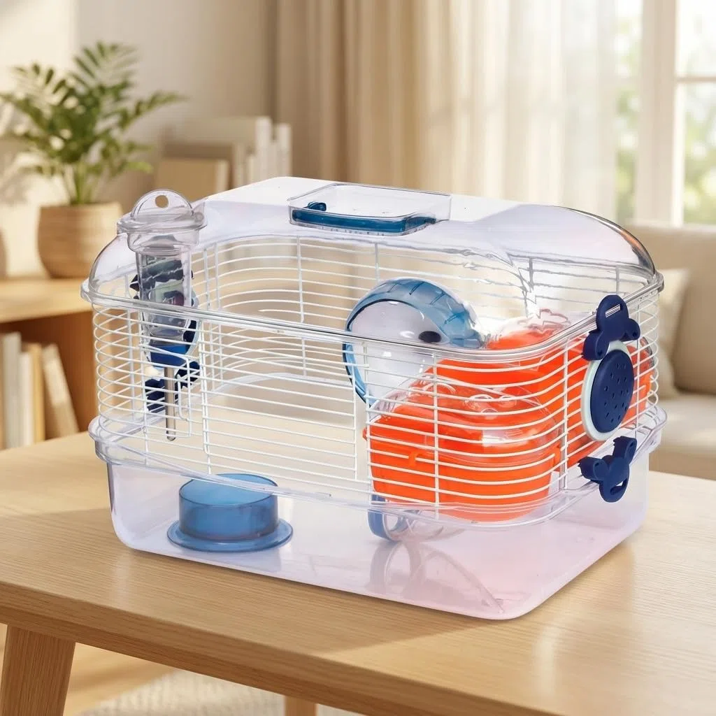 Suinga Jaula para Roedores para Hámsters, Ratones, Plástico, Accesorios Incluidos, 36x24x35 cm - Jaula para Roedores Hamster
