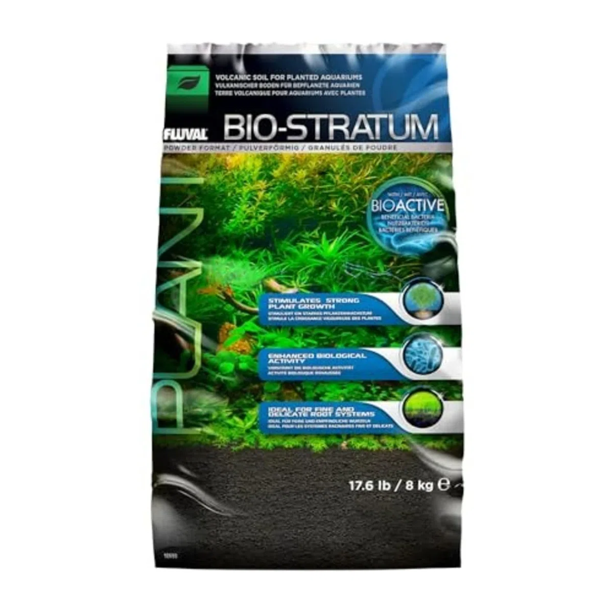 Fluval Sustrato para Plantas de Acuario Bio Stratum, 8 Kg