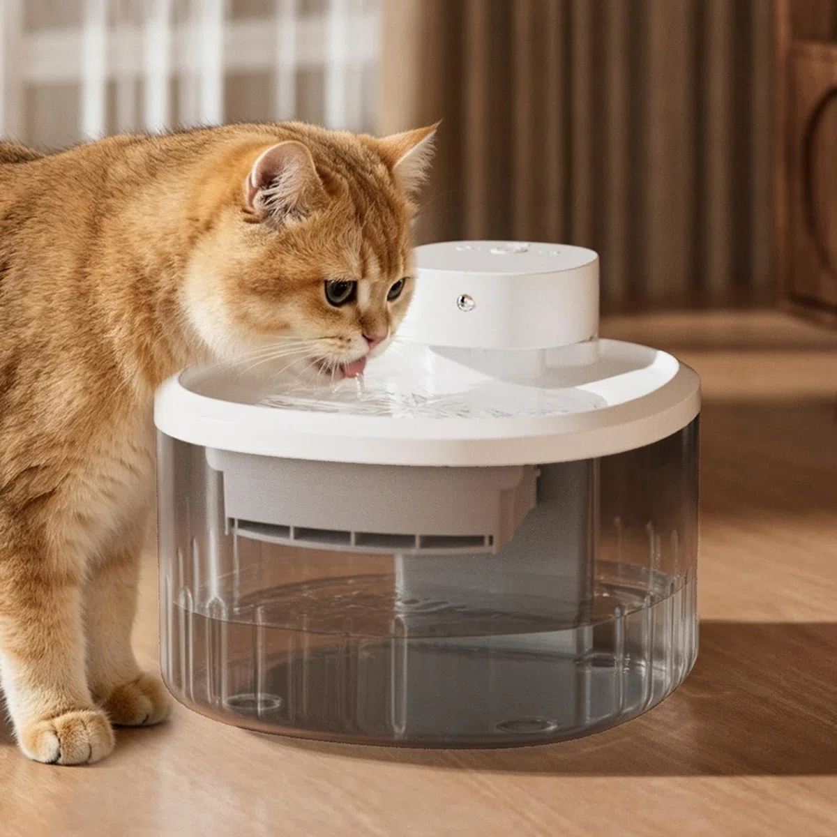 Fuente de Agua para Mascotas Dispensador silencioso 3,5 L Bebida semanal