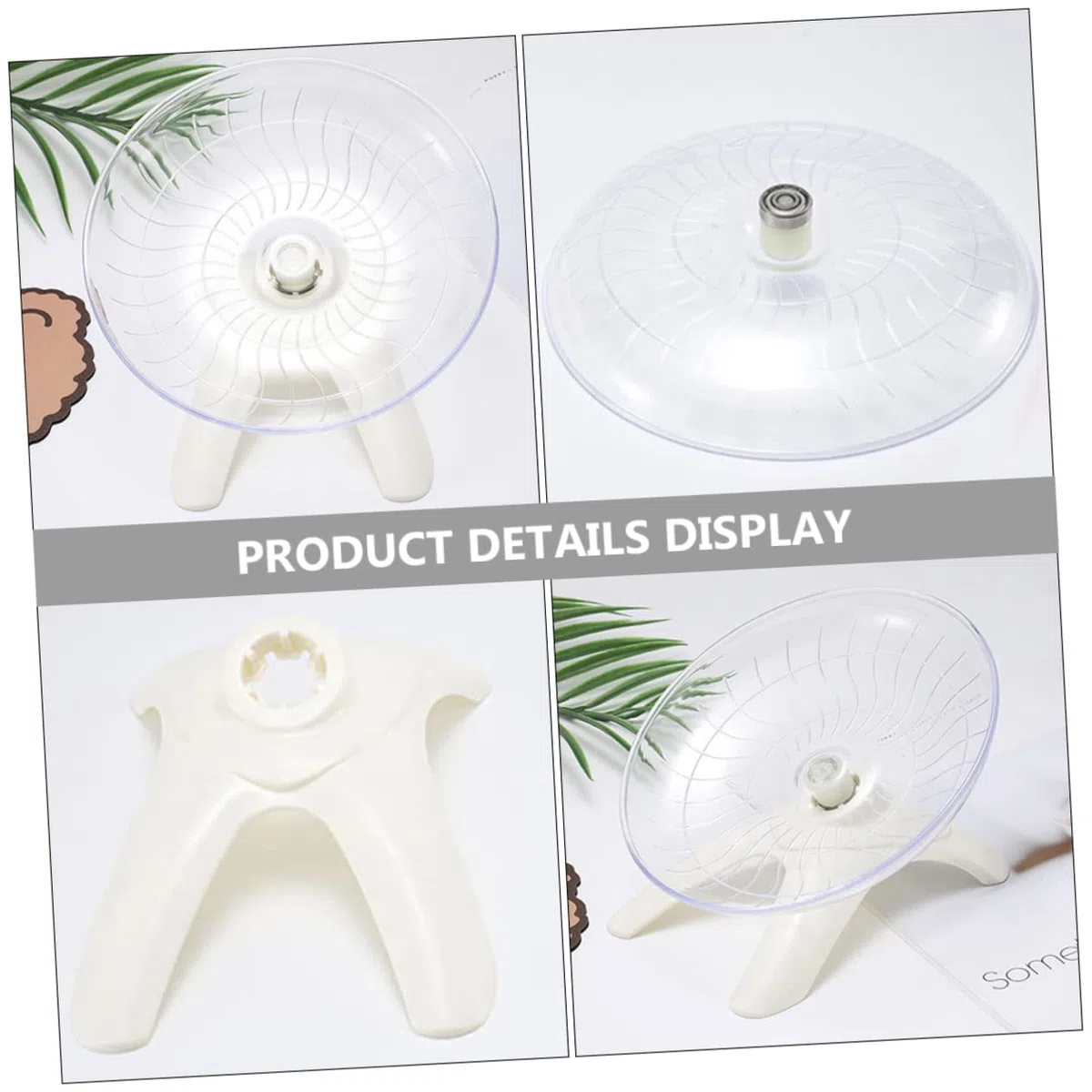 Mipcase 3piezas Rueda De Ejercicio Silenciosa para Hámster y Pequeños Roedores Juguete Interactivo para Mascotas Diseño Ruido y Saludable para Actividad y Diversión