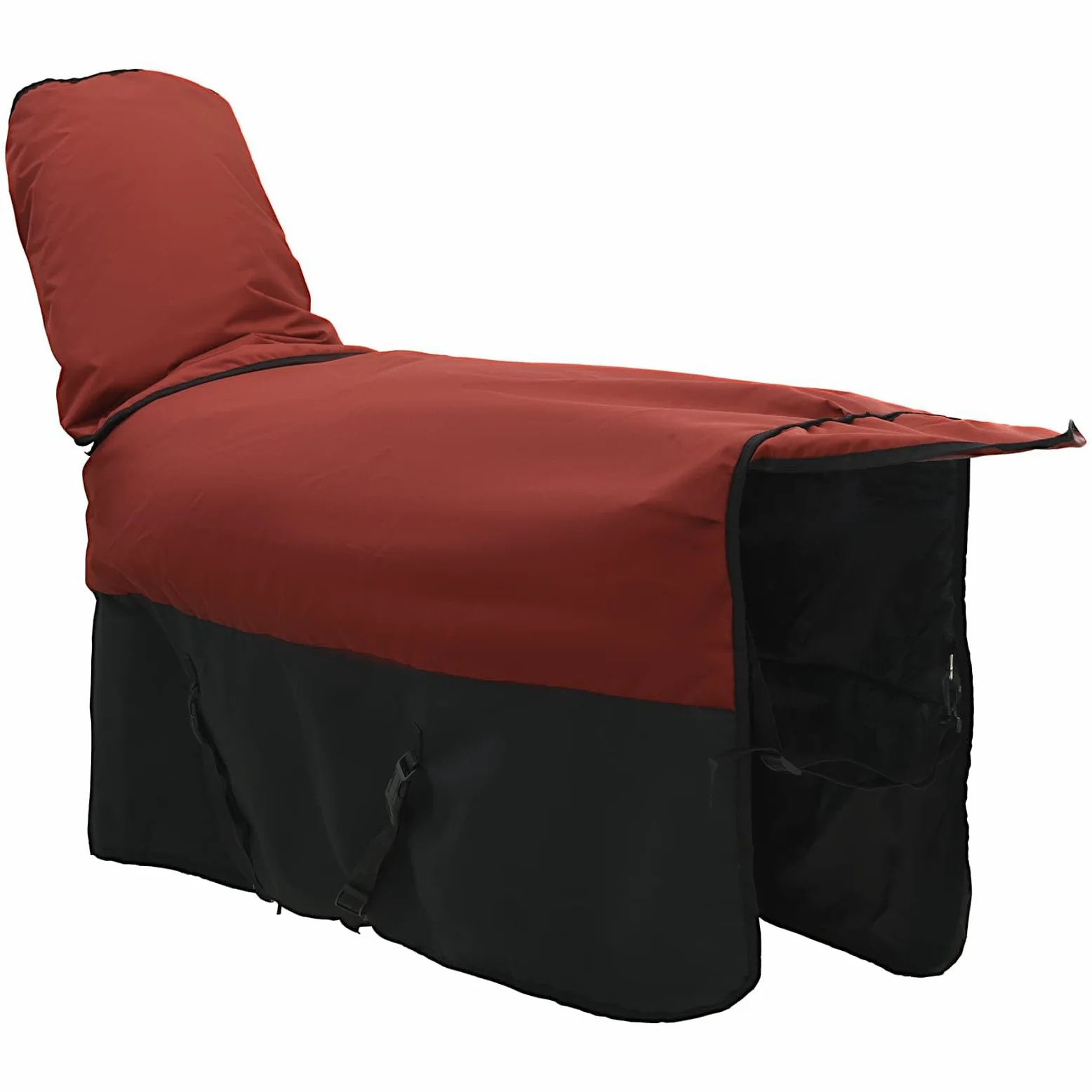 Genérico Manta para Caballo Verde Oscuro y Negro 115 cm Poliéster,Deportes,Actividades al Aire Libre,Equitación,Cuidado de Caballos,Mantas y para Caballos,Rojo,42013131
