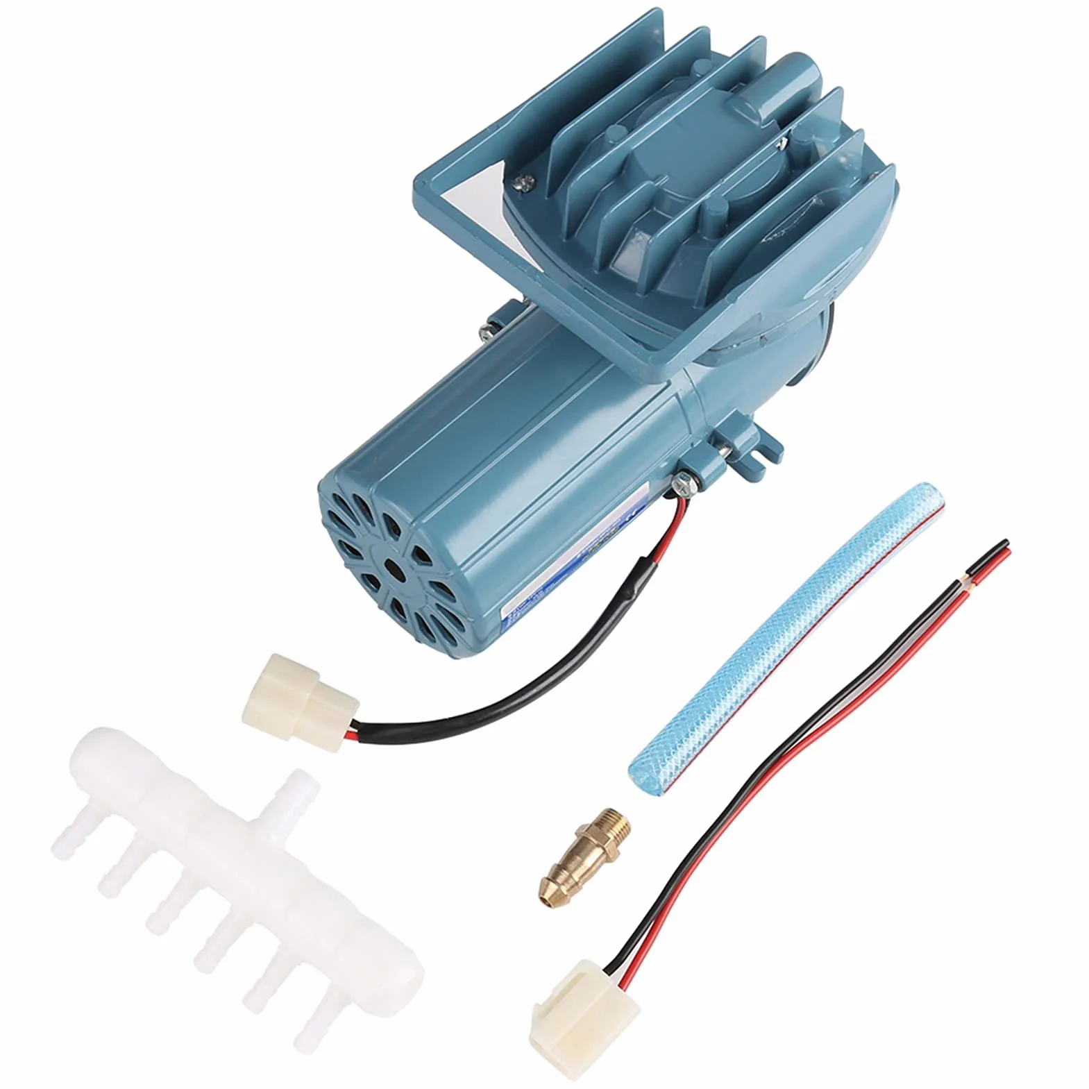 Bomba de Aire para Acuario, Diseño de Portátil, bajo Consumo de Energía, Aireación de Estanque, Bomba de Oxígeno para Peces, Suplemento de Oxígeno para Acuicultura