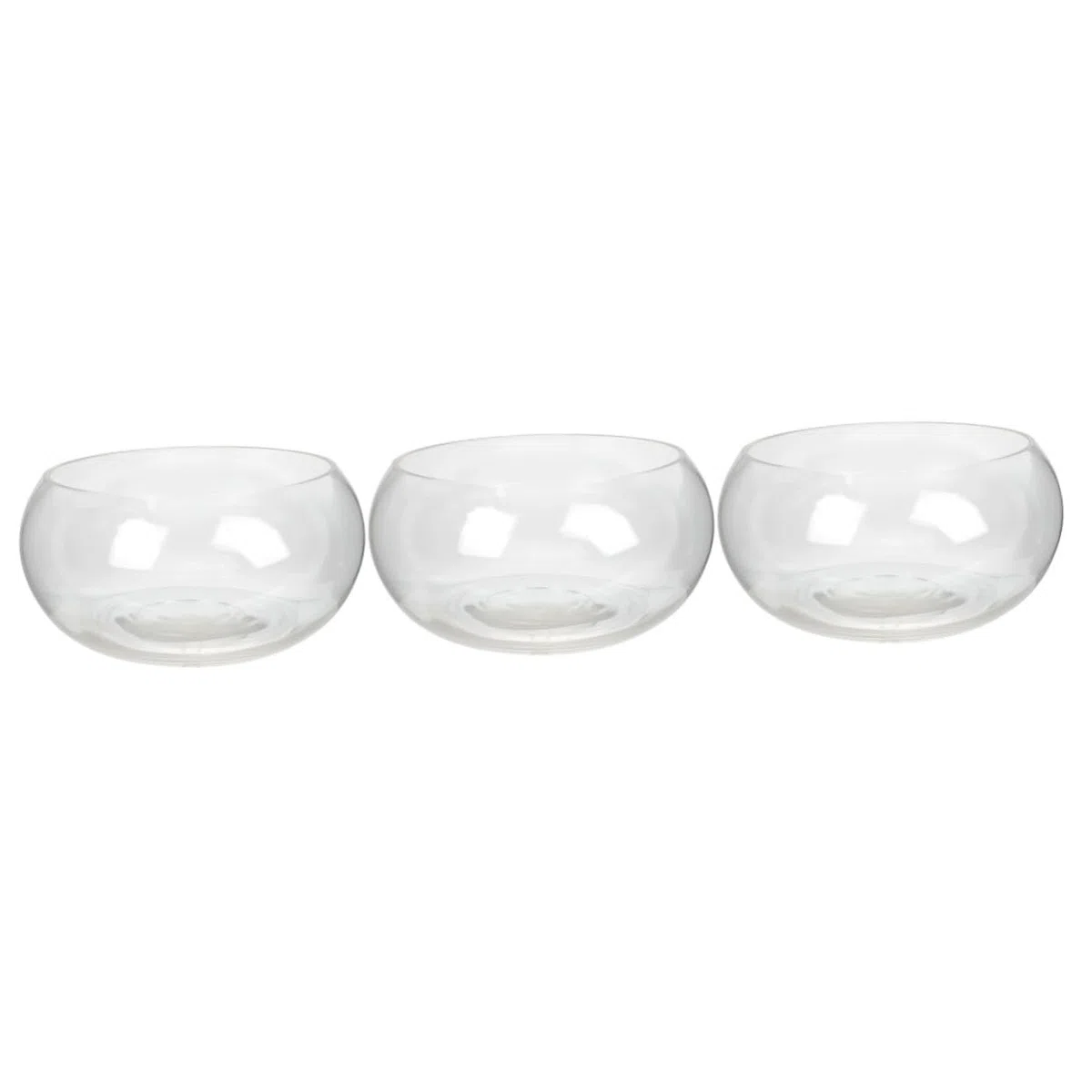 BESPORTBLE 3piezas Pecera De Escritorio De Transparente para Hidropónicas y Decoración De Jarrón Acuático para y Flores
