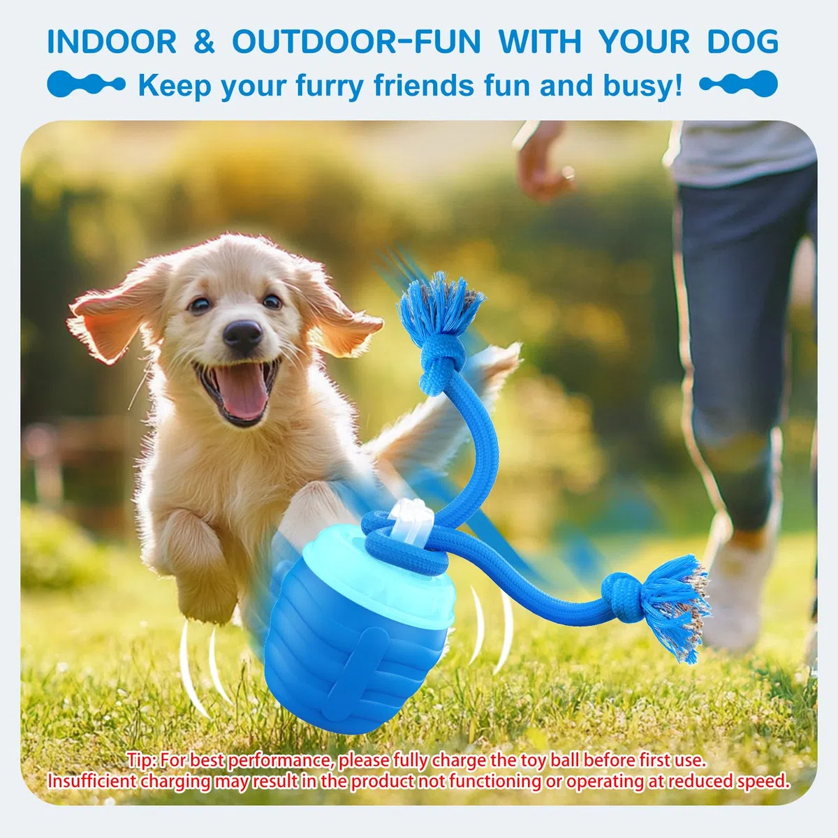 Juguetes interactivos para perros, [2025 recién actualizado] Pelota interactiva para perros medianos/grandes, juguete para perros de movimiento automático, bola malvada para aburrimiento y