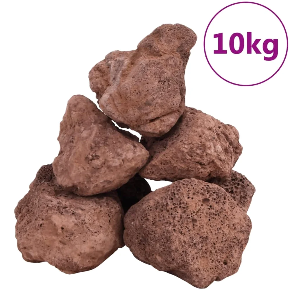Genérico Rocas volcánicas Rojas 10 kg 10-30 cm,Producto para Mascotas y Animales,Productos para Mascotas,Productos para Peces,Decoración de acuarios,155323