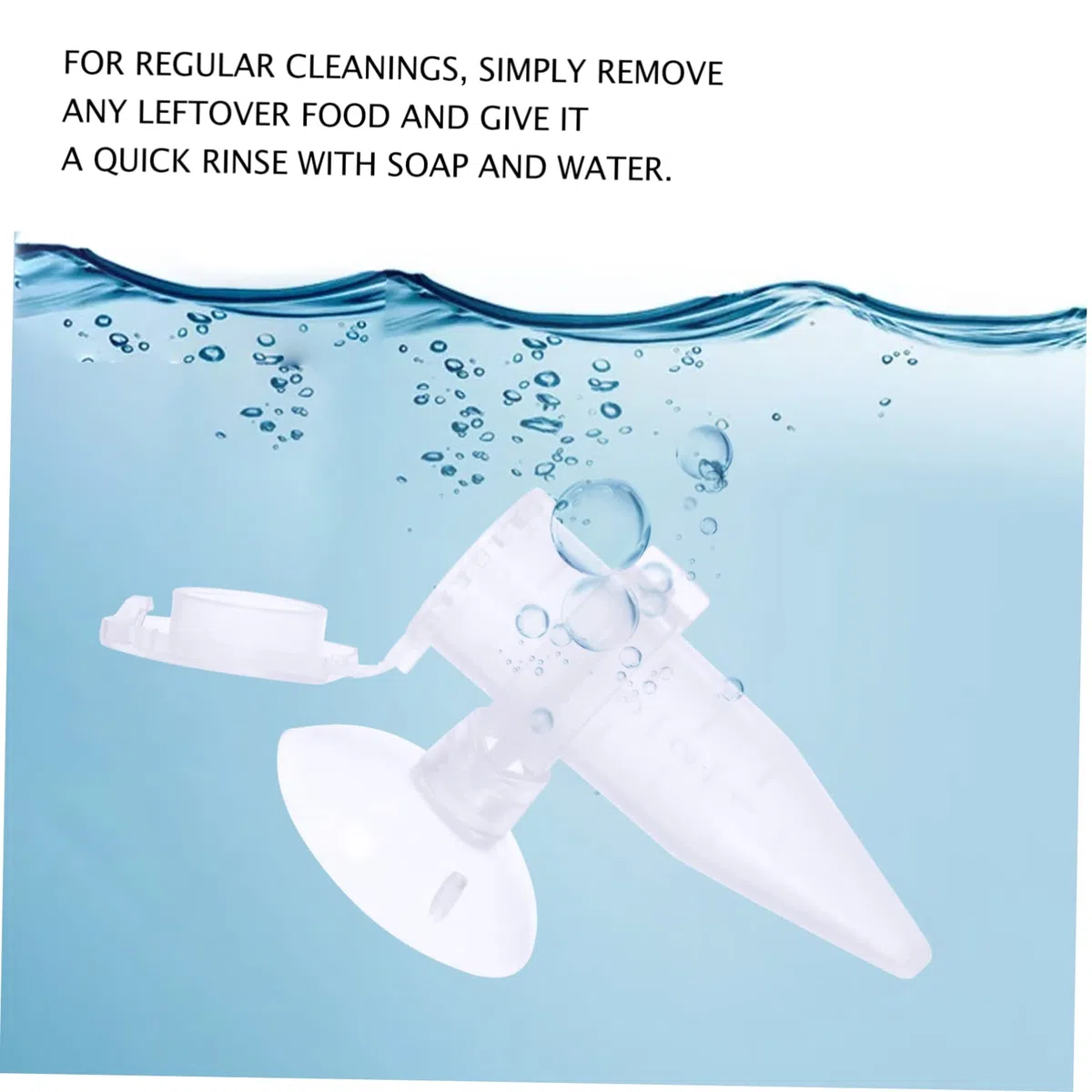 Toddmomy 15piezas Alimentador Automático para Camarones Ventosa para Acuarios De Agua Dulce y Salada Diseño Mini Práctico y Elegante