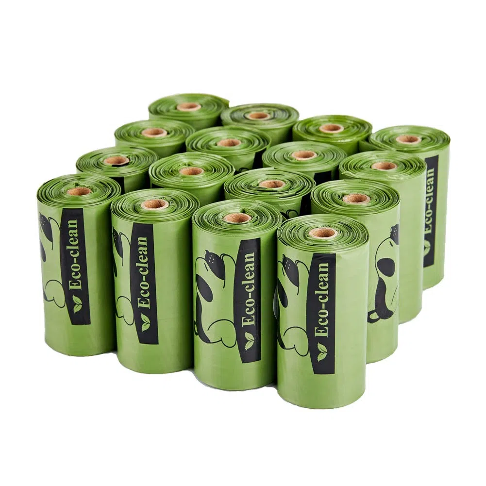 ECO-CLEAN Bolsas para Caca biodegradables, Bolsas para residuos de Perros, a Prueba de Fugas, fácil de Quitar (16/36 Rollos sin Perfume)