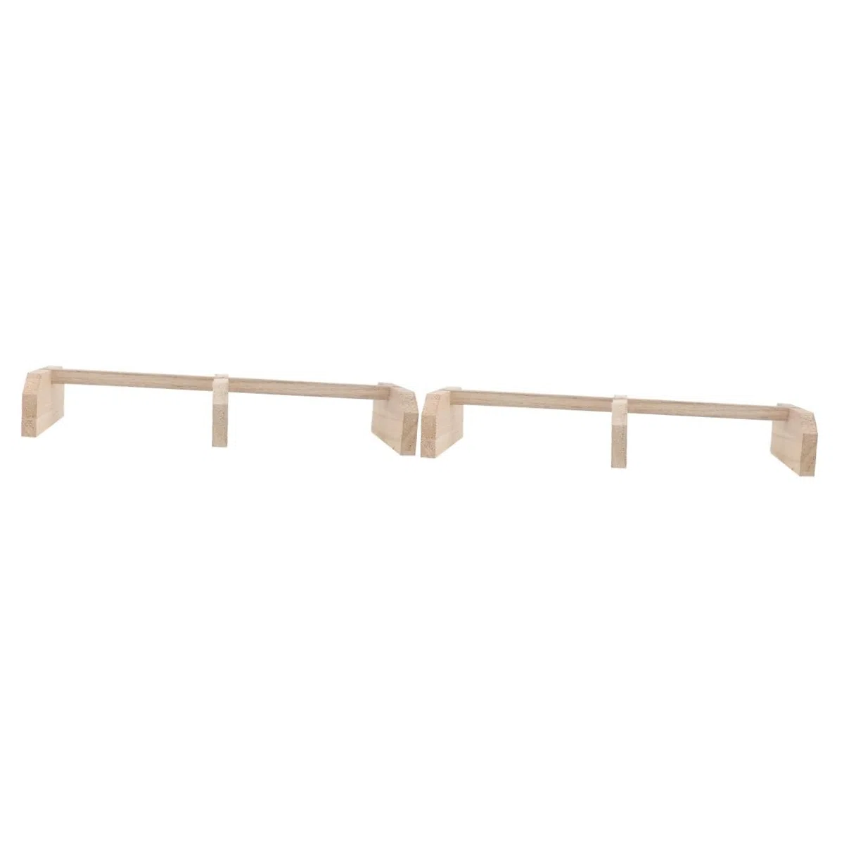 Sosoport 2piezas Perch De Madera para Aves y Barra De Descanso Natural Soporte para Pájaro Instalación para Pollos y Aves Medianas y