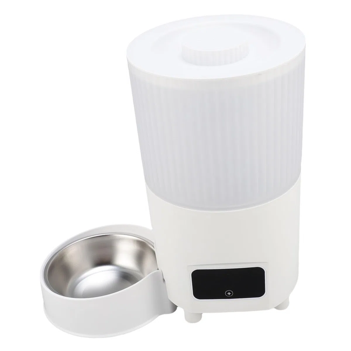 FILFEEL Comedero Automático para Gatos Dispensador de Alimentos para Mascotas Temporizado de Gran Capacidad de 3 L con Control Remoto de Aplicación para Gatos y Perros Pequeños - Horario Diario