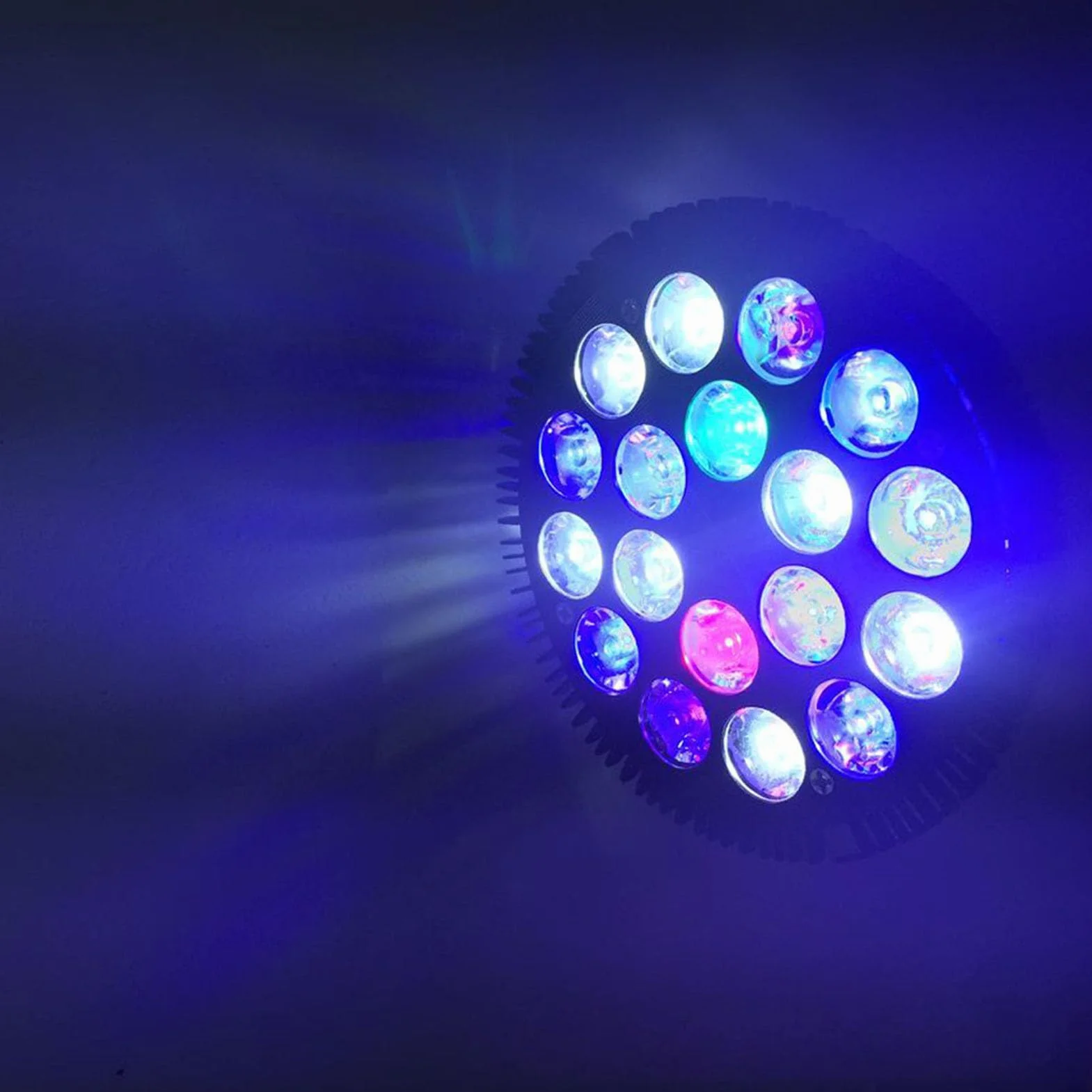 Luz LED para pecera, luces de acuario de espectro completo, lámpara de cultivo de plantas acuáticas, luces LED de arrecife para hábitat de tortugas marinas de coral, 18W