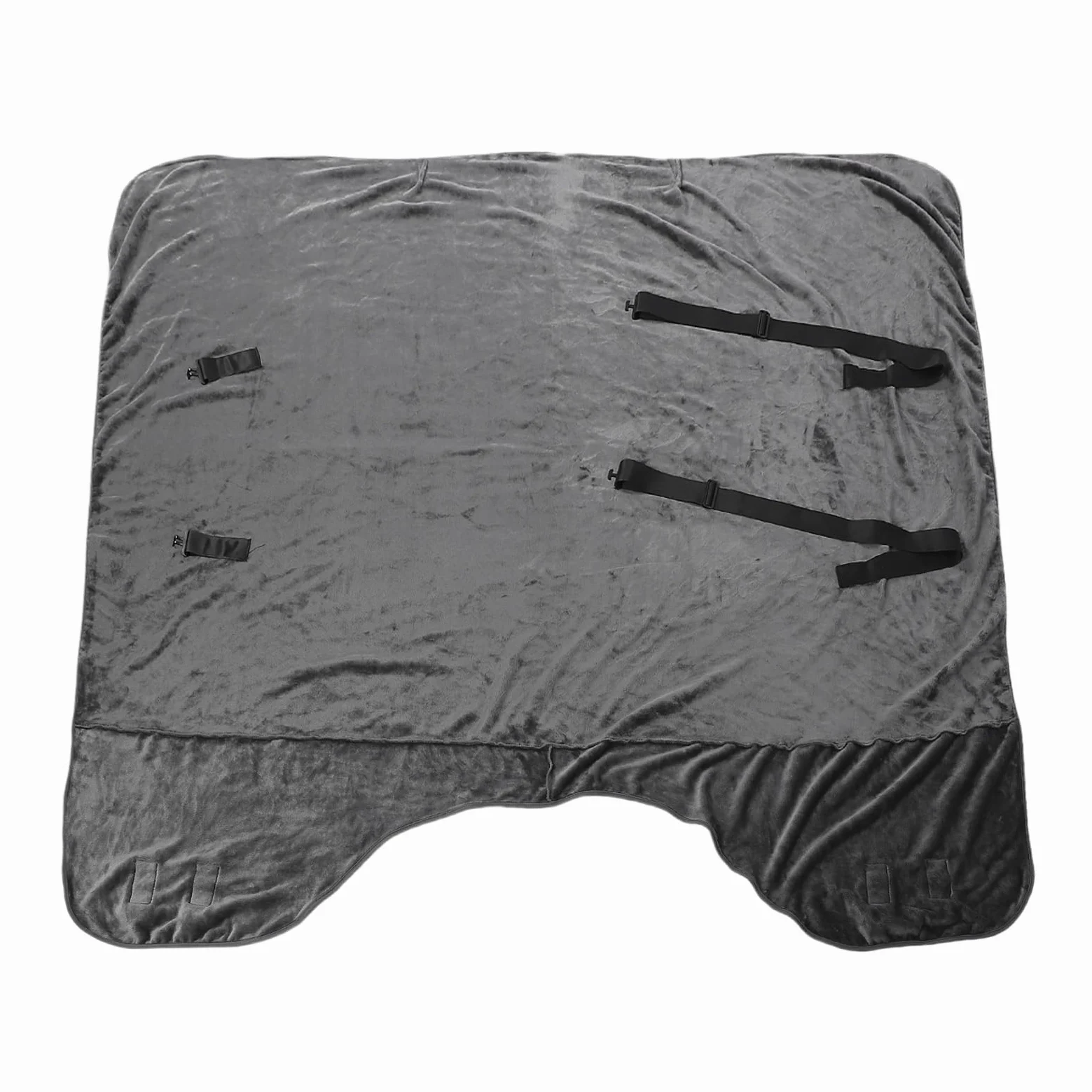 Manta gruesa de invierno con relleno de franela suave que protege de mordeduras para granja, 1 abrigo cálido para caballos