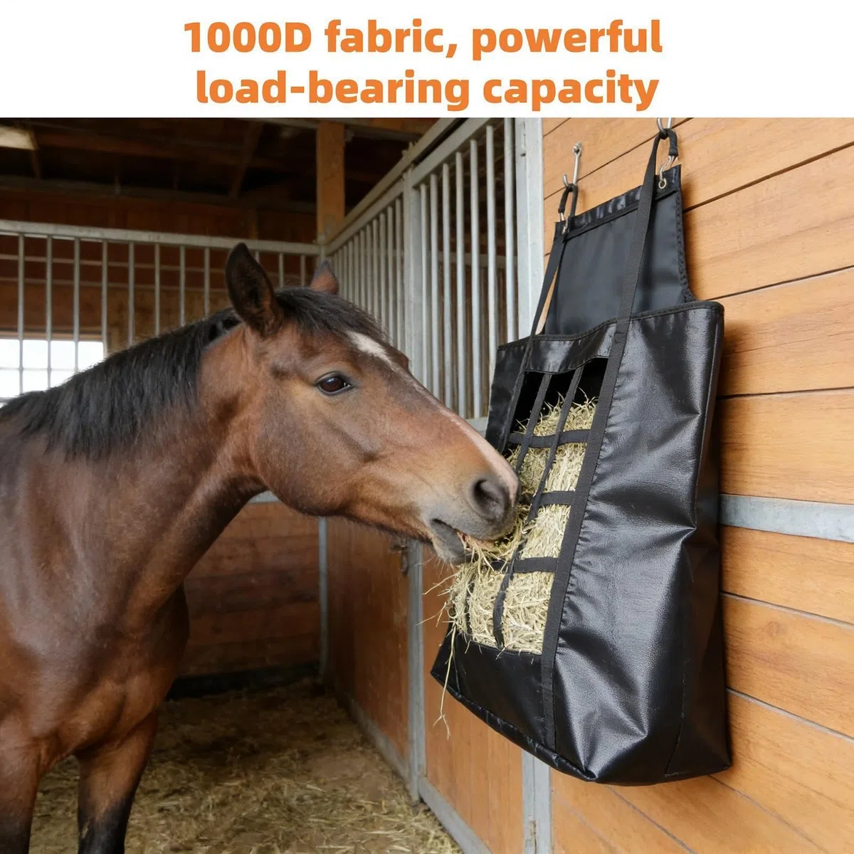 Bolsa De Heno Para Caballo Robusta, Antidesgarro y Fuerte Capacidad de