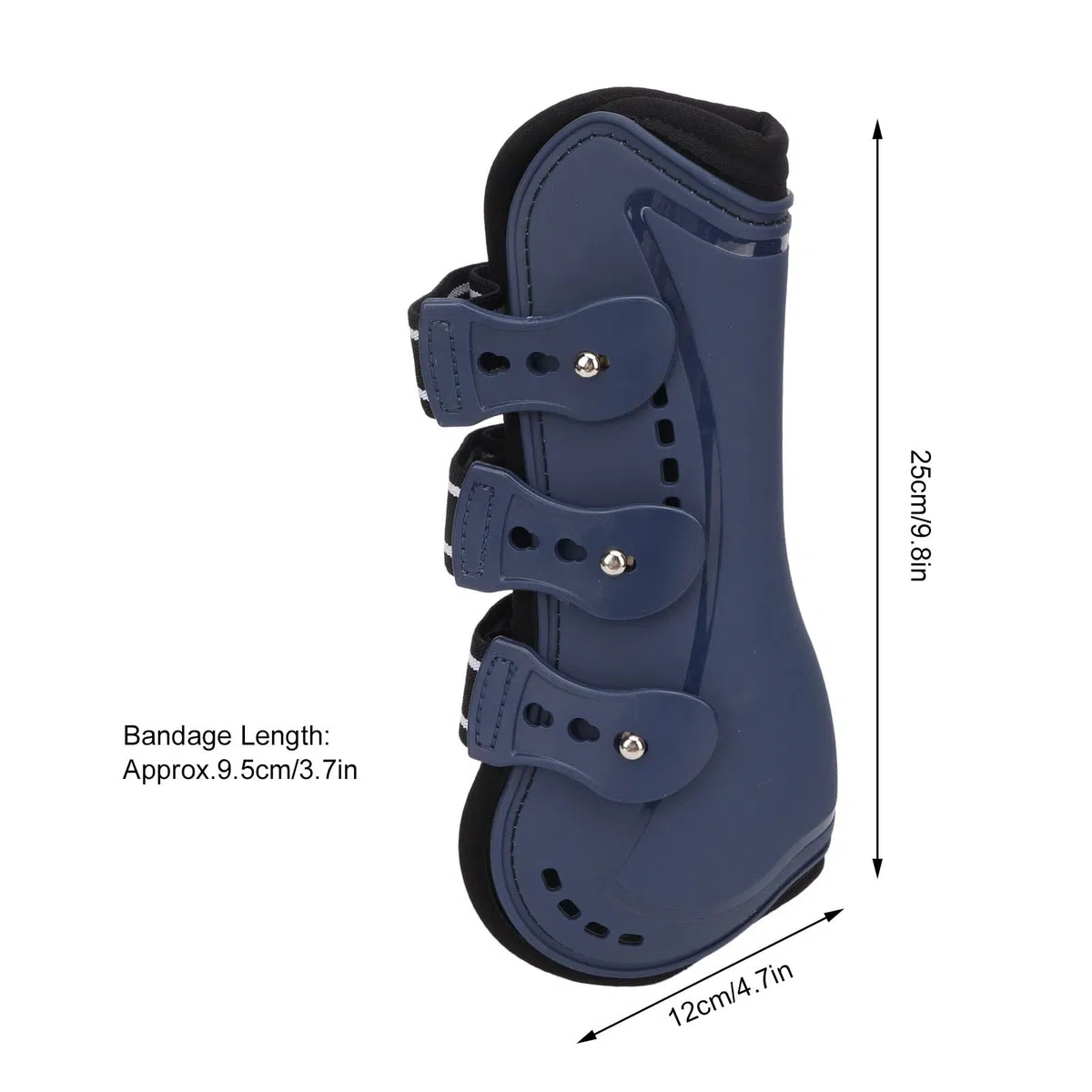 1 Par De Protectores De Piernas Delanteras para Caballos: Protectores De Piernas para Caballos Ligeros con Absorción De Impactos para Entrenamiento De Espectáculos De Salto, Azul