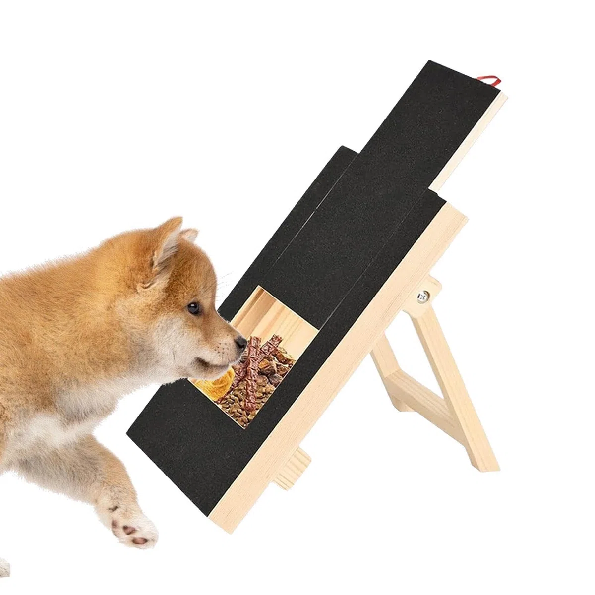 Tabla Rascadora De Uñas Con Para Perros Actividad Interactiva De Madera Con