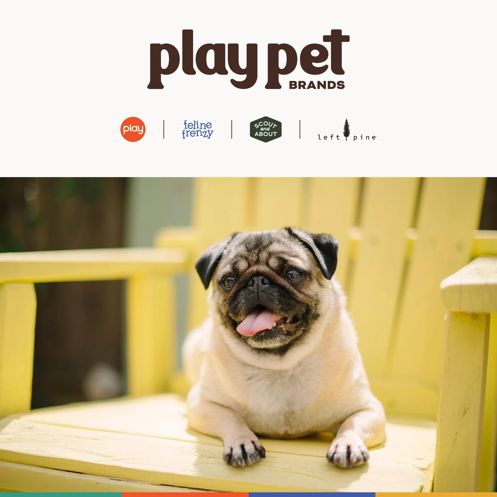 P.L.A.Y. Lindos juguetes de peluche para perros, juguetes masticables duraderos con temática de animales del bosque, ideales para cachorros y perros pequeños, medianos y grandes, lavables a máquina,