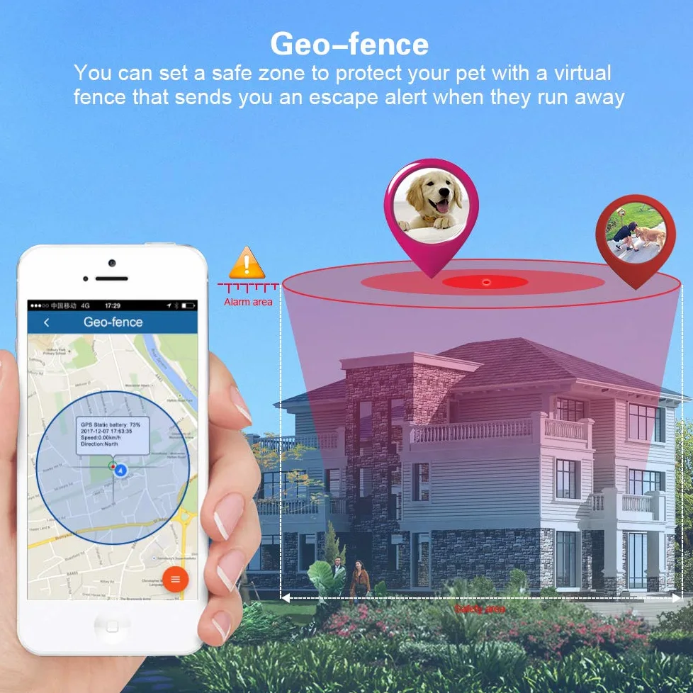 TKMARS Collar GPS 4G para Perros de Caza Caballos Vacas Ovejas 3000mAH Batería Localizador GPS para Animales Grandes Resistente al Agua IP66 Seguimiento en Tiempo Real, Alerta de Geocerca TK935