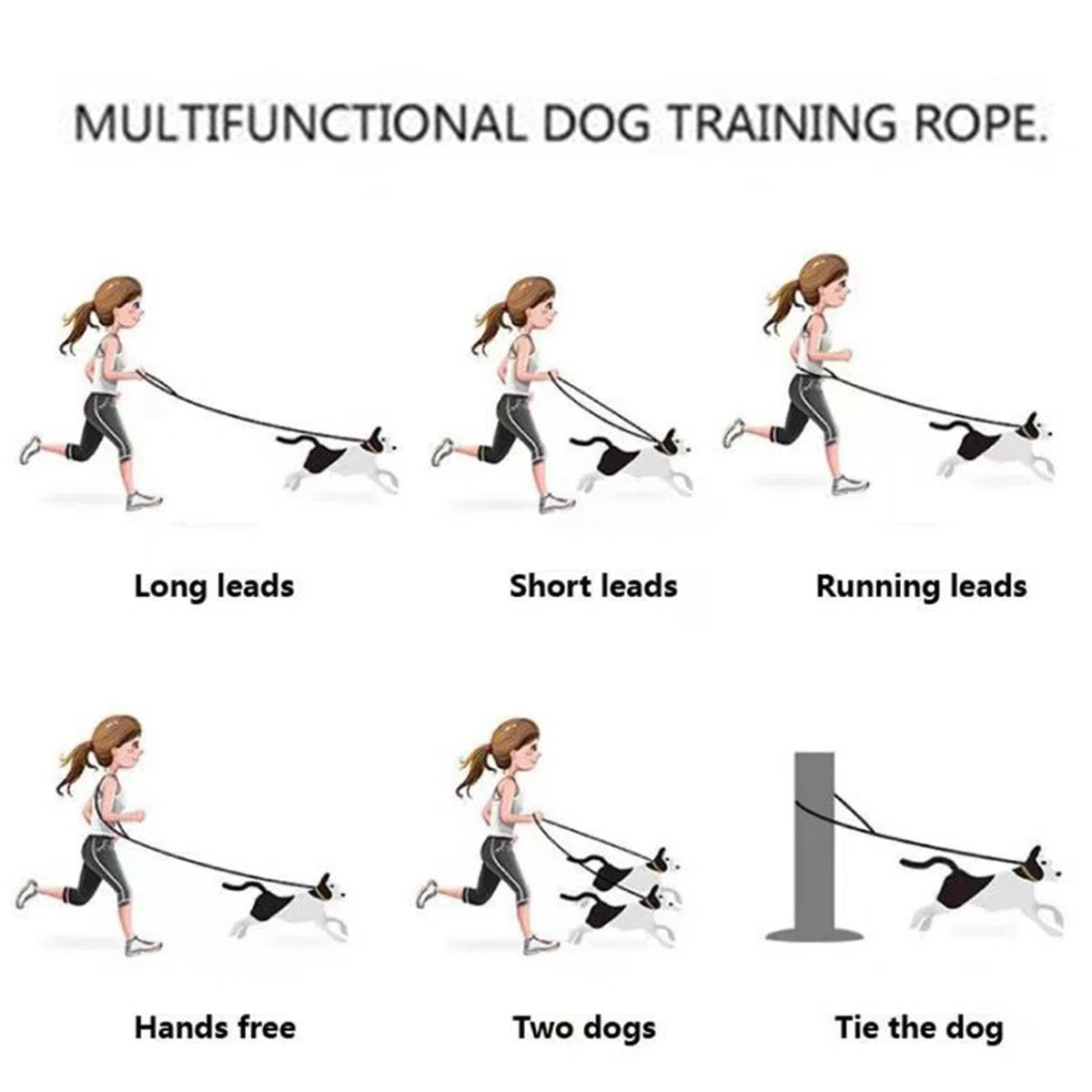 Juego de arnés para perros pequeños, juego de correas para perros | Arnés para perros sin tirones para perros medianos | Juego de correas multifuncionales para perros medianos y fáciles de cami