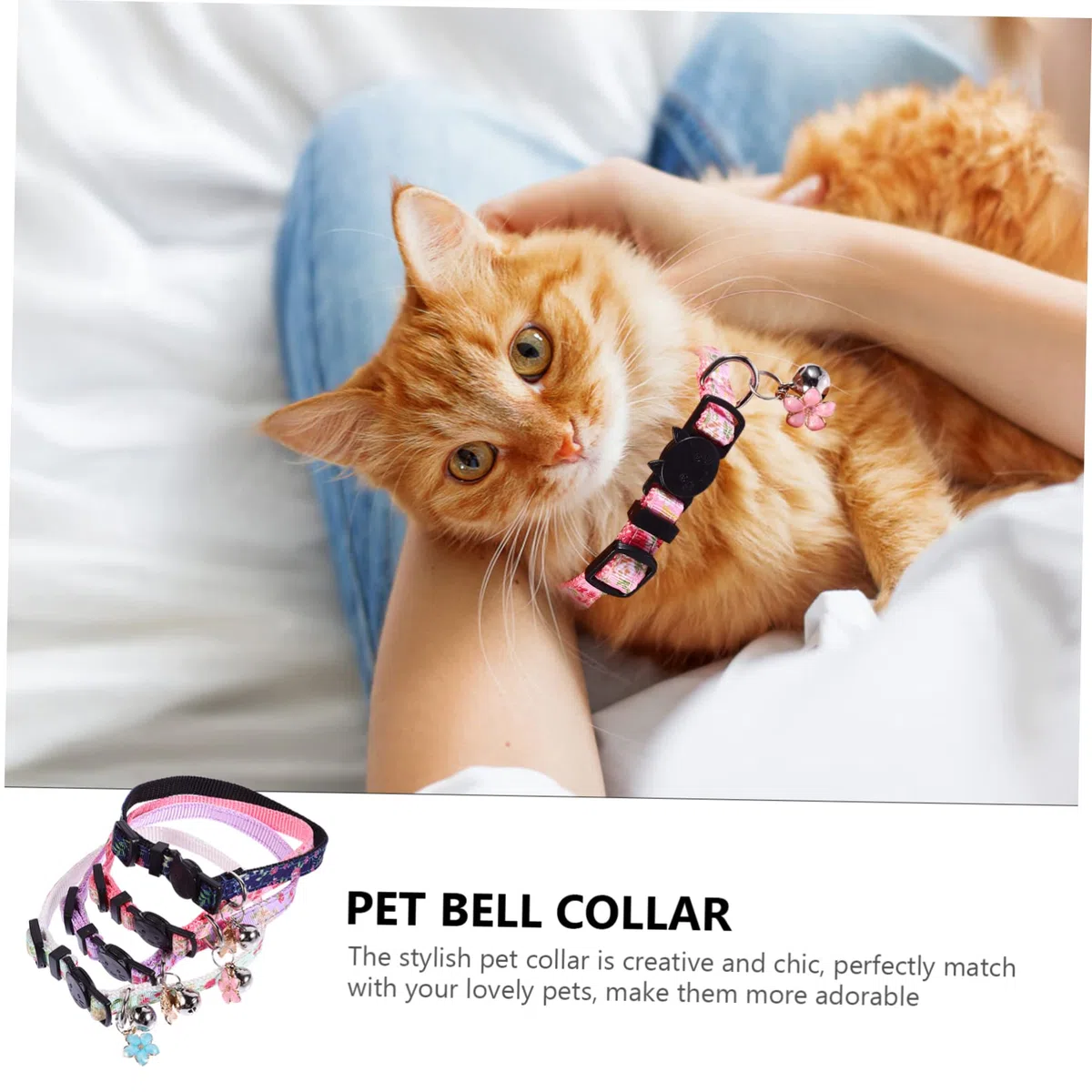 BESPORTBLE 12piezas Collar Floral para Gatos De Diseño De Flores Collar De Seguridad y Accesorio para Mascotas Marino