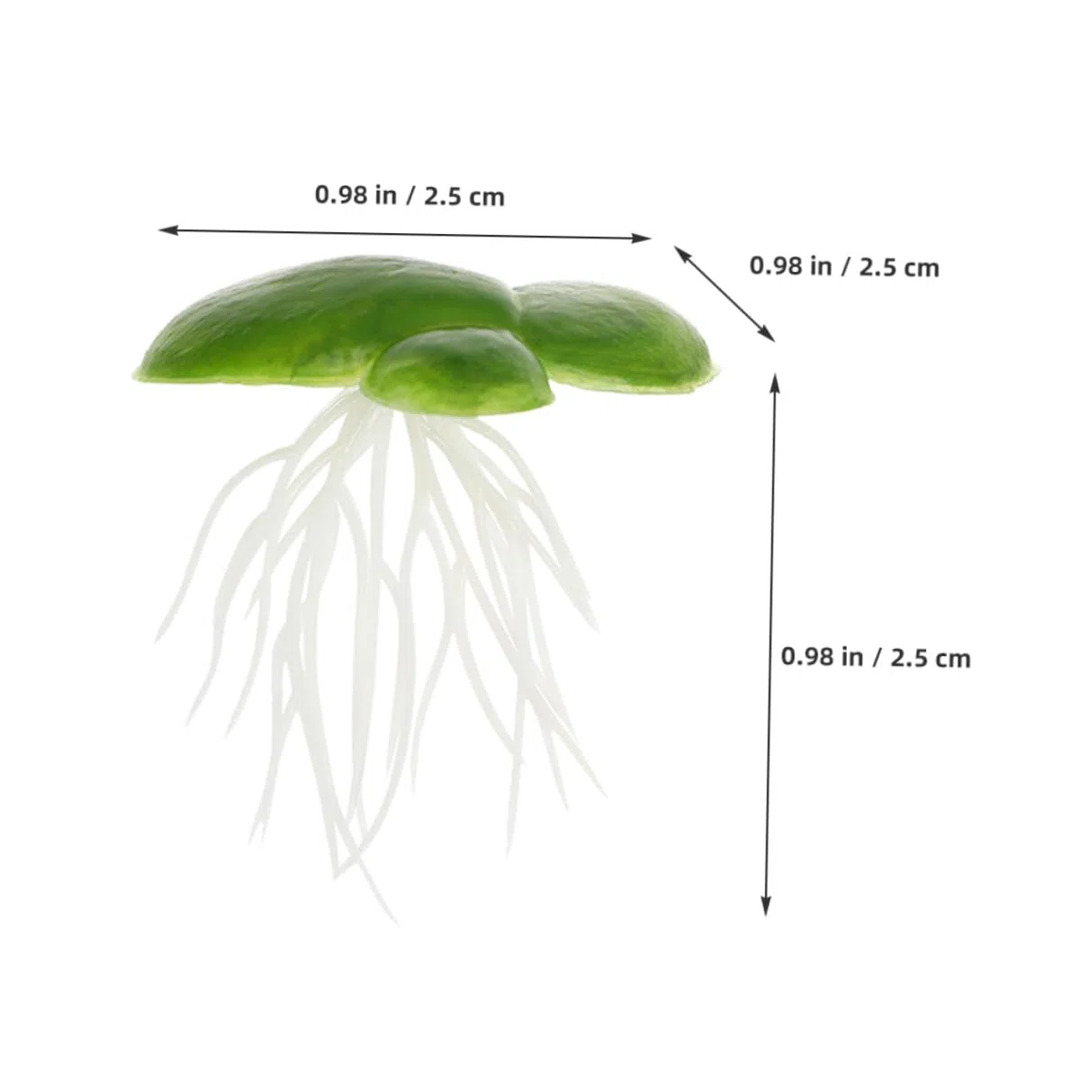 ABOOFAN 360 Piezas lenteja de Agua de plástico Planta Artificial Plantas Artificiales Decoraciones de peceras Plantas de Acuario Artificiales Acuario Plantas flotantes el plastico