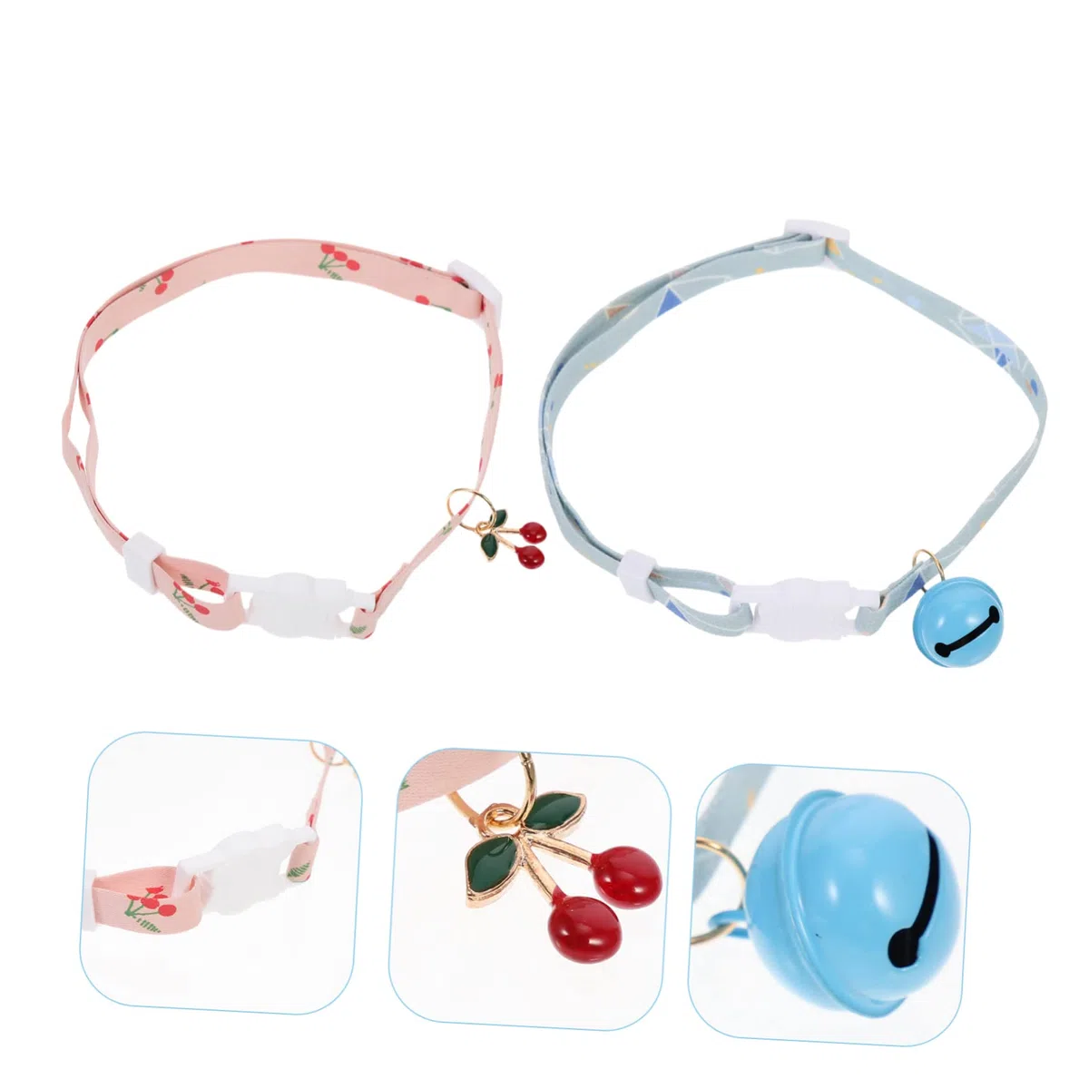 10 Piezas Collar De Mascota Collar Perro Pequeño Chica Tela Bufanda