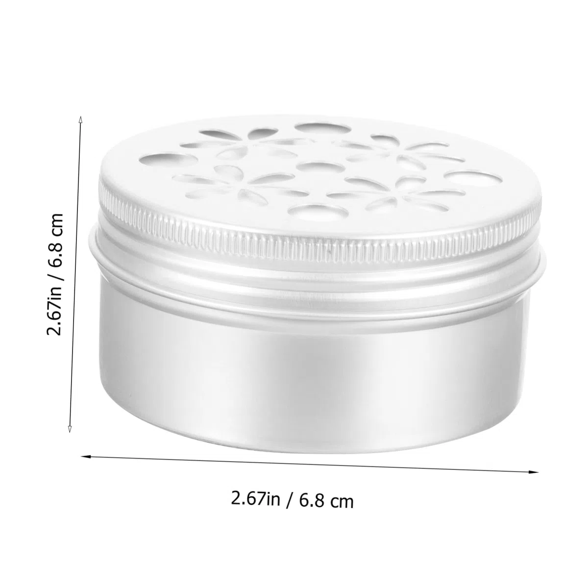 Caja de Entrenamiento Olfativo para Perros de Aluminio Resistente a Mordeduras, Capacidad 80ml, Paquete de 10 Unidades para Adiestramiento de Perros en Casa