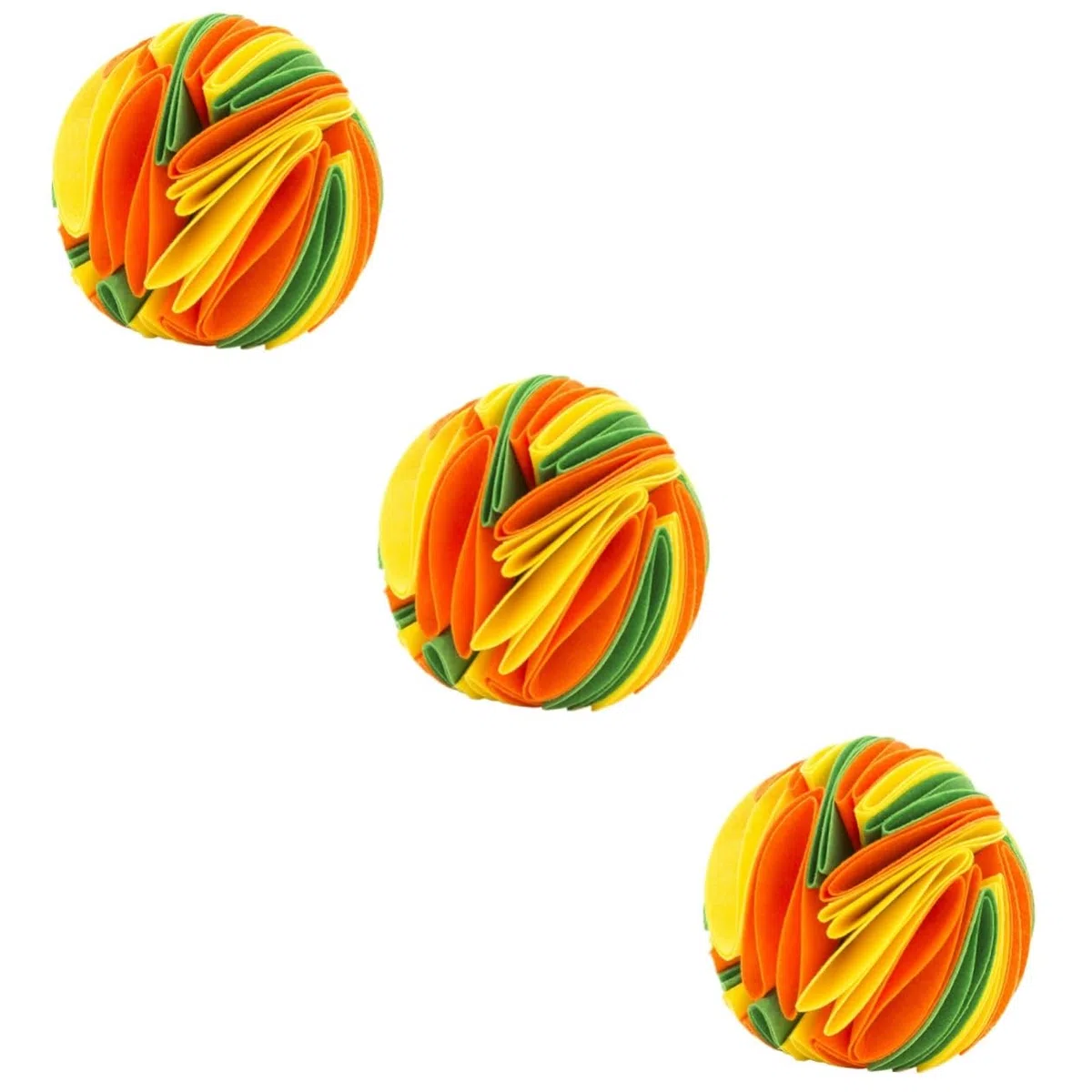 Toddmomy 3piezas Juguete De Olfato para Perros Masticable Colorido para Mascotas Juguete De Alimentación Lenta y Limpieza para Perros Pequeños y Medianos