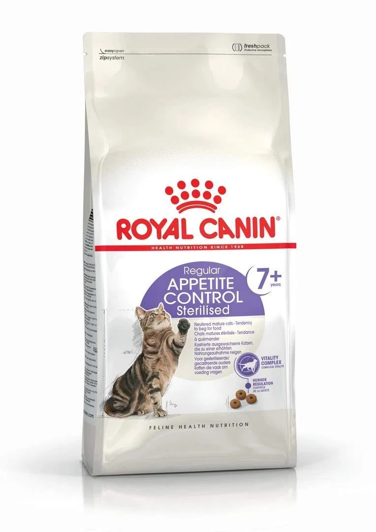 Royal Canin Alimentos Secos para Gatos esterilizados Control de apetito 7 Plus 3,5 kg