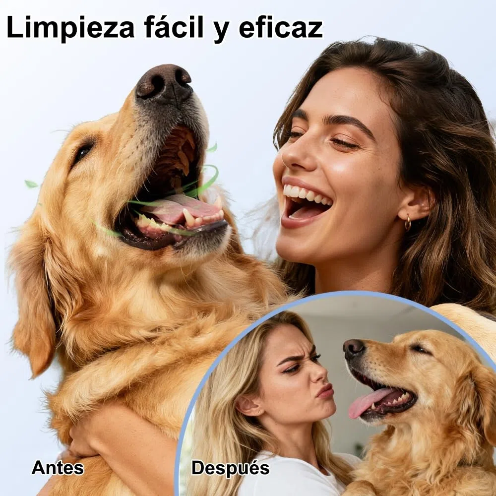 MEIION Balyxe Enjuague bucal para Perros - Elimina Mal Aliento, Refresca y Promueve Encias - Hogar y Exterior