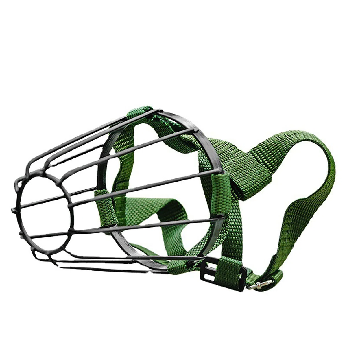 Bozales para Perros, Cesta Ajustable antiladridos y antimordeduras, Adecuada for Perros pequeños Grandes, no afecta Las Comidas(No.5mouthislong8 10cm)