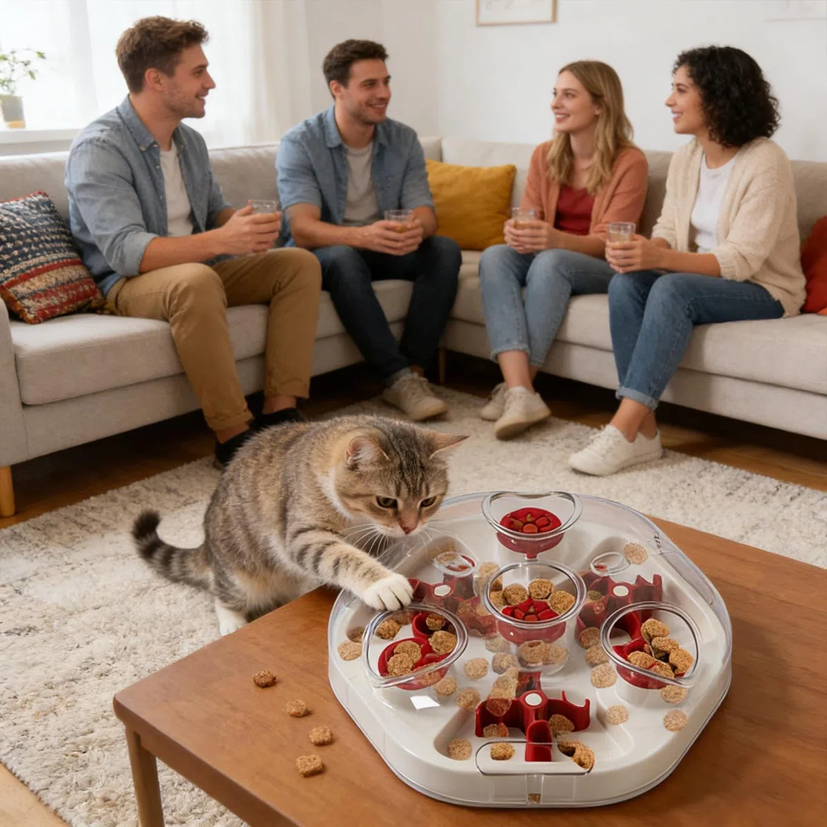 Genérico De para Perros Juego Dispensador De Comida