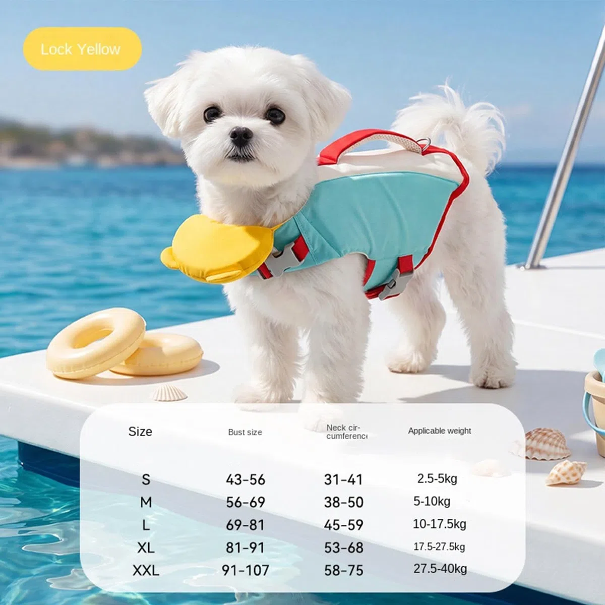 Chaleco de natación para perros de alta flotabilidad transpirable
