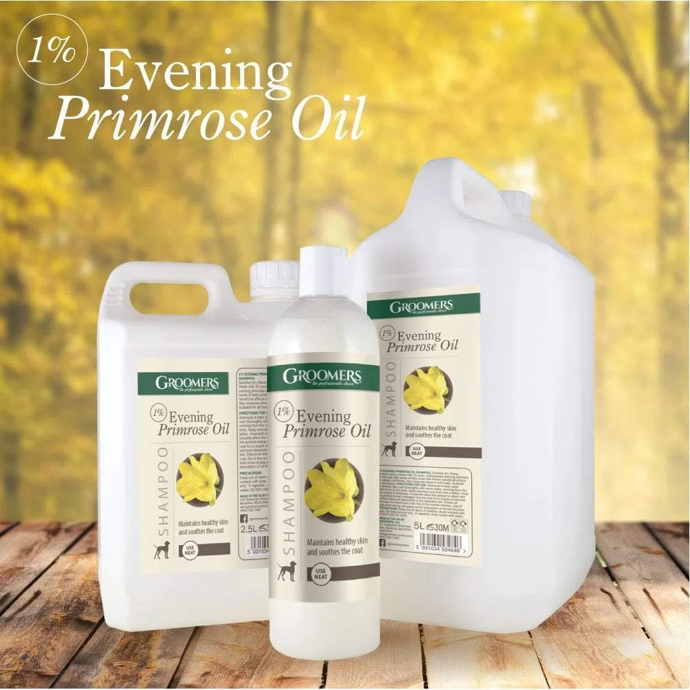 Groomers Evening Primrose Champú para Mascotas con nachtkerzenöl 2,5 litros