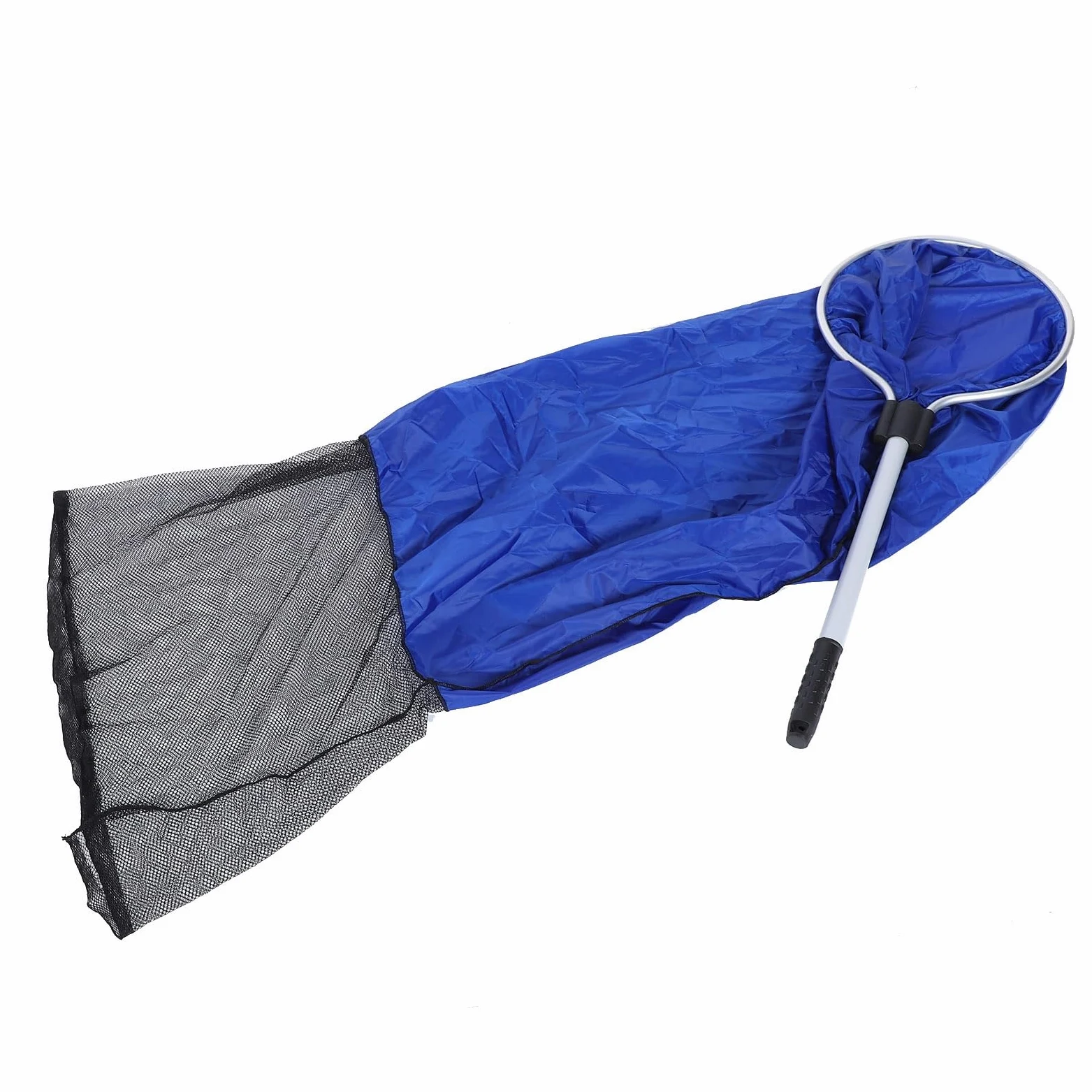 Red de Pesca Suave Impermeable para Acuario, Cesta Larga de Malla Transferencia Koi para Peces Medianos y Grandes, Herramienta Captura Peces Suave Pecera, Aleación Aluminio Duradero