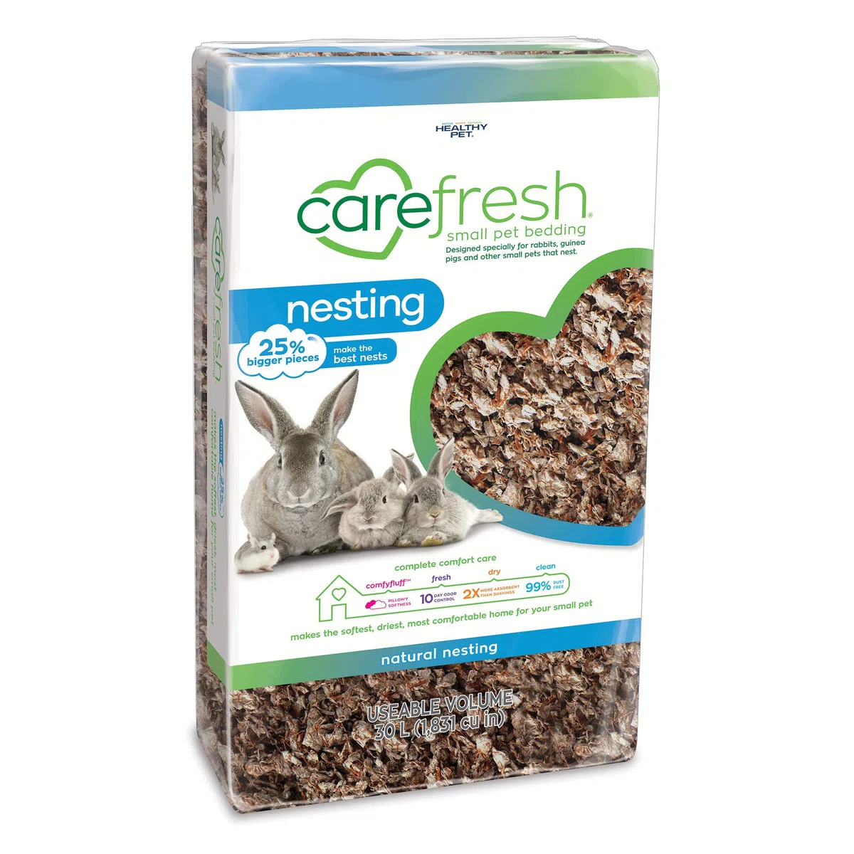 Carefresh cama de mascotas personalizada para conejo/cobaya