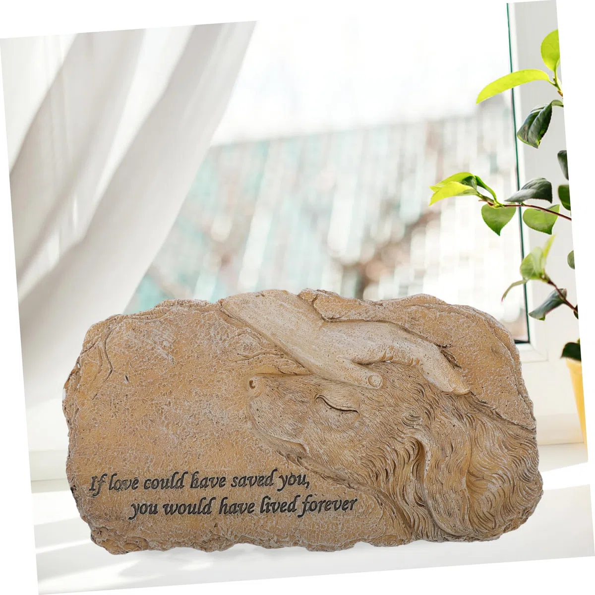 Veemoon 1pieza Conmemorativa para Estatua De Jardín Honor Decoración De Memorial para Resistente Al Agua Corrosión De