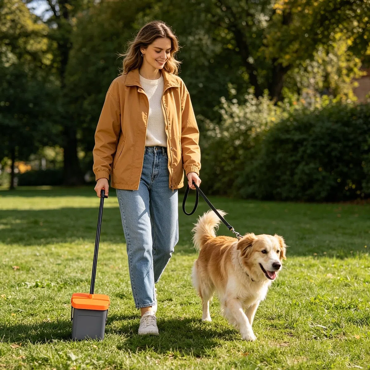Pala para de gatos Pala Tamiz con Mango Largo para Perro