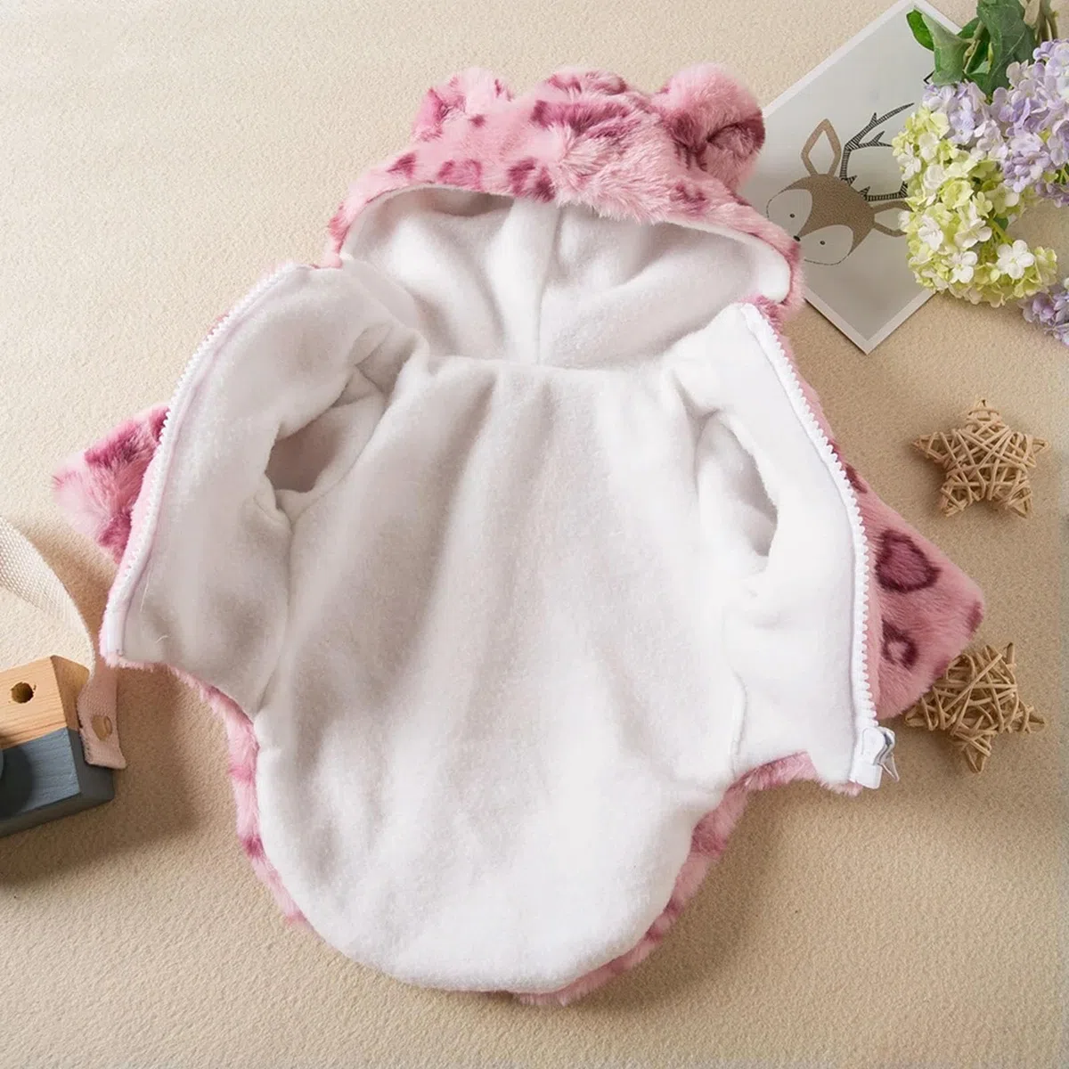 Ropa Perro pequeño Sudaderas con Capucha para Perros Calientes En Invierno Ropa para Perros De Compañía Leopardo Chaqueta para Perros De Compañía para Perros De Compañía-a -XL