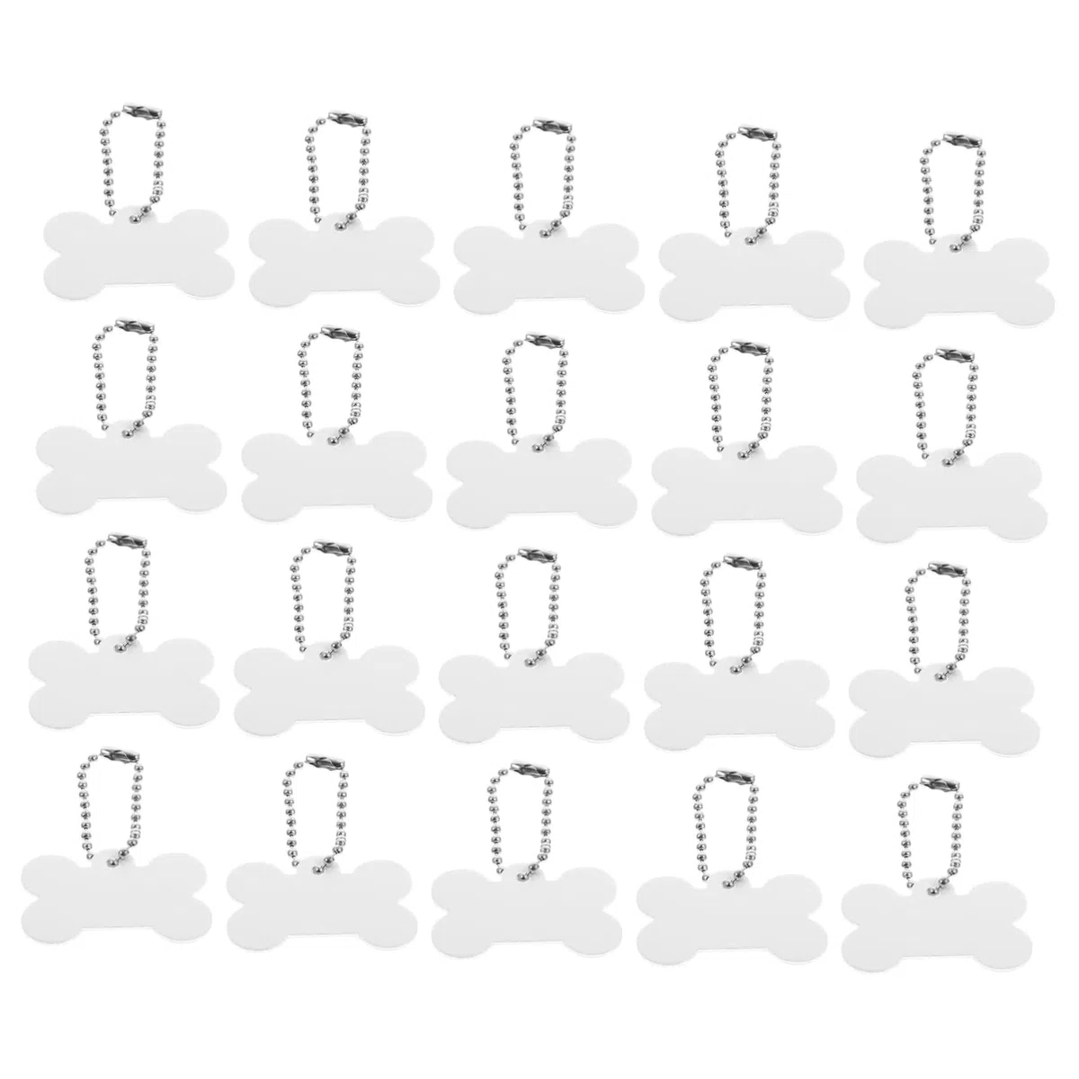Happyyami 60piezas Etiquetas De Sublimación Para Mascotas Placas De Identificación Para Perros y Gatos Personalizables Fabricadas Para Añadir Un Estilo Tu Mascota