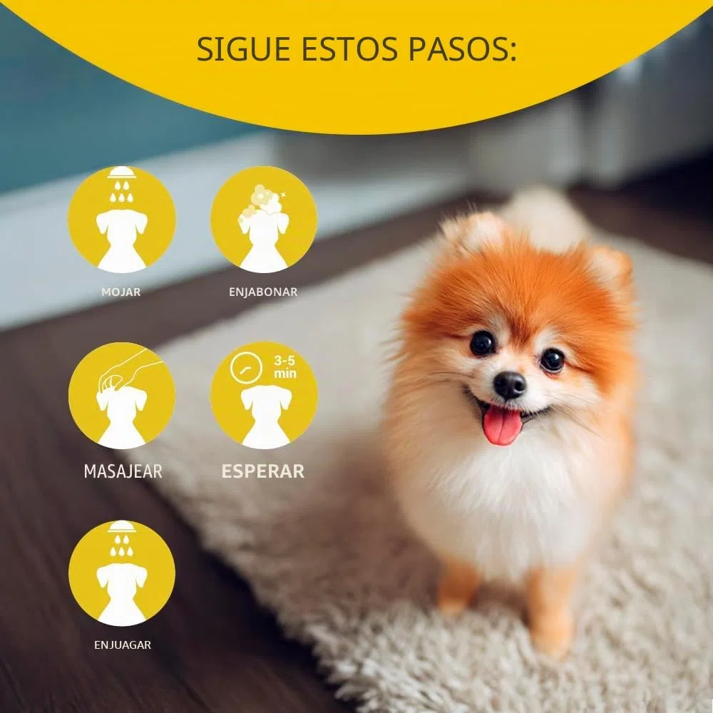 Artero Bloom. Champú para Perros con Aceite de Argán, Ideal para Perros de Pelo Largo, seco o dañado. Aporta Brillo, suavidad y nutrición sin resecar la Piel. Super Hidratante.