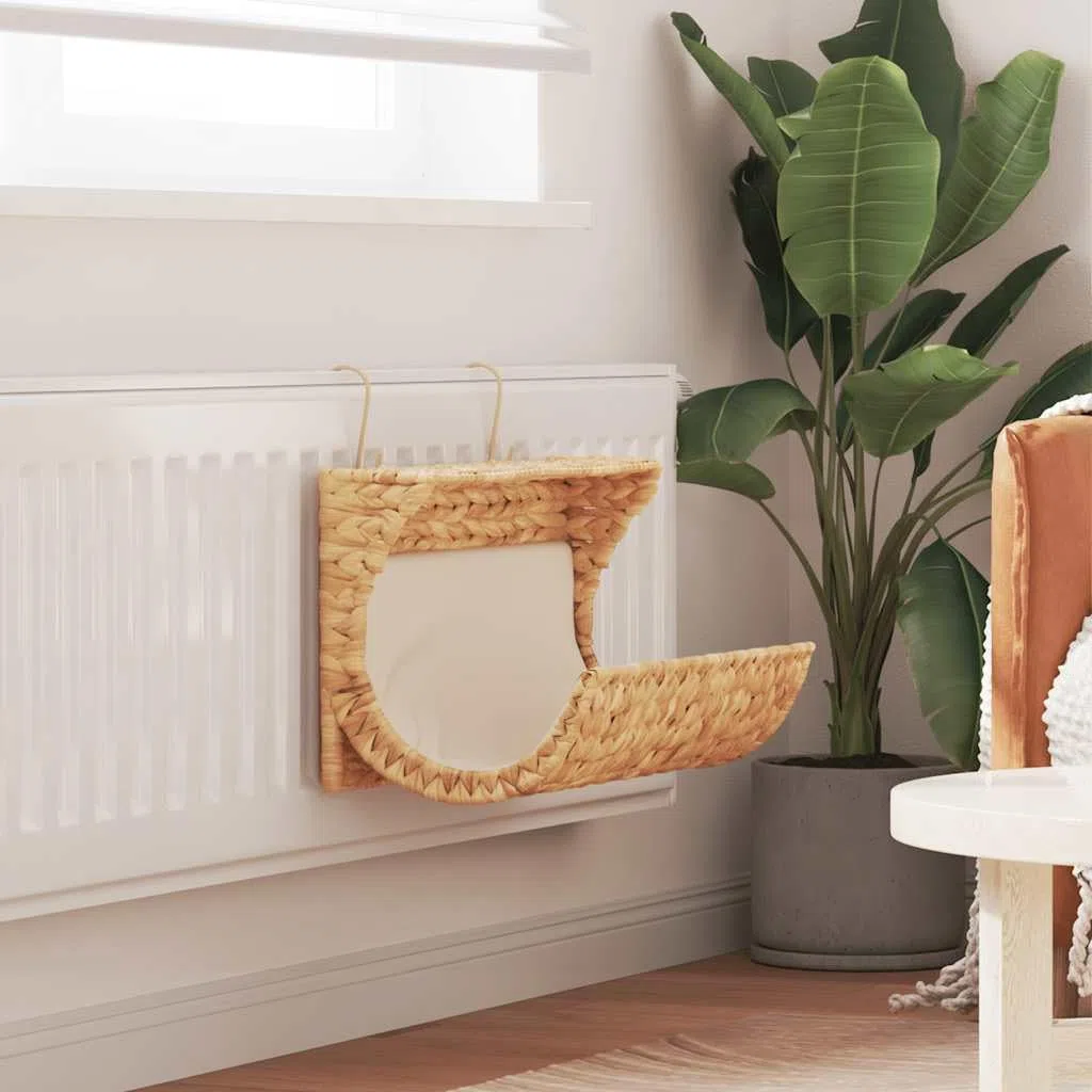 vidaXL Cama para Gato con cojín de Jacinto de Agua 37x20x20 cm