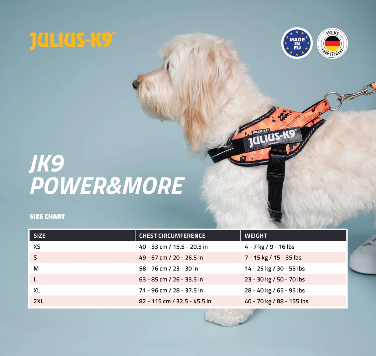 Powerharness 2025, Power&More, Tamaño: L, Vibe
