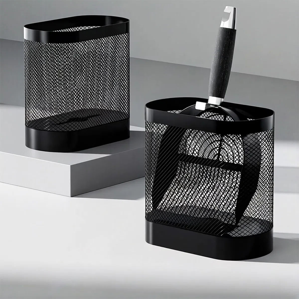 Soportes para arena para gatos, pala de arena de metal con mango antideslizante, pala de arena para gatos con soportes