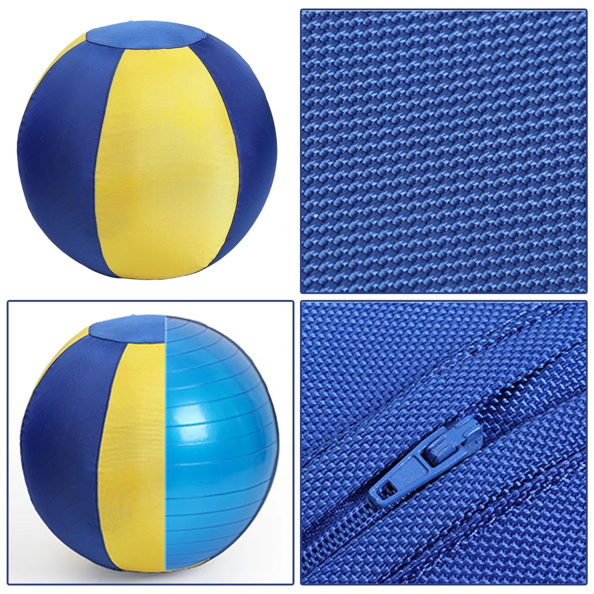 Pelotas inflables de entrenamiento para perros con cremalleras para ventilar energía y suministro interactivo de juguetes para mascotas para entrenar y jugar múltiples juguetes para perros