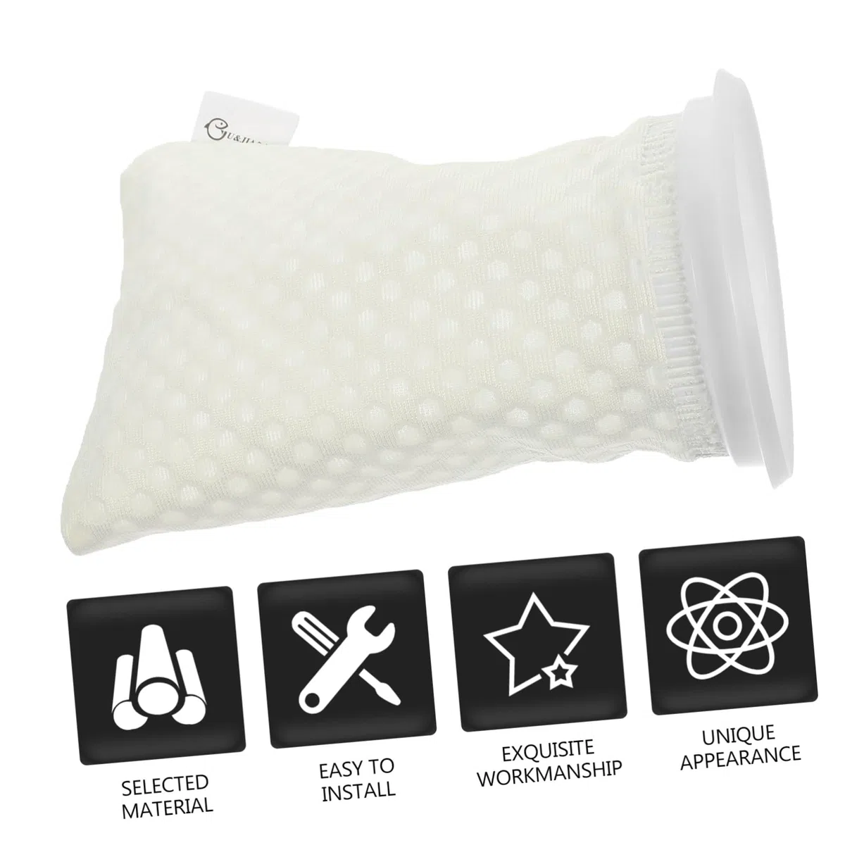 SUPVOX 11 Piezas Calcetines Filtro de Acuario Filtro de Agua Salada Diseño Forma de Panal Reemplazo de Pecera Accesorio de Acuario para Limpieza de Peceras