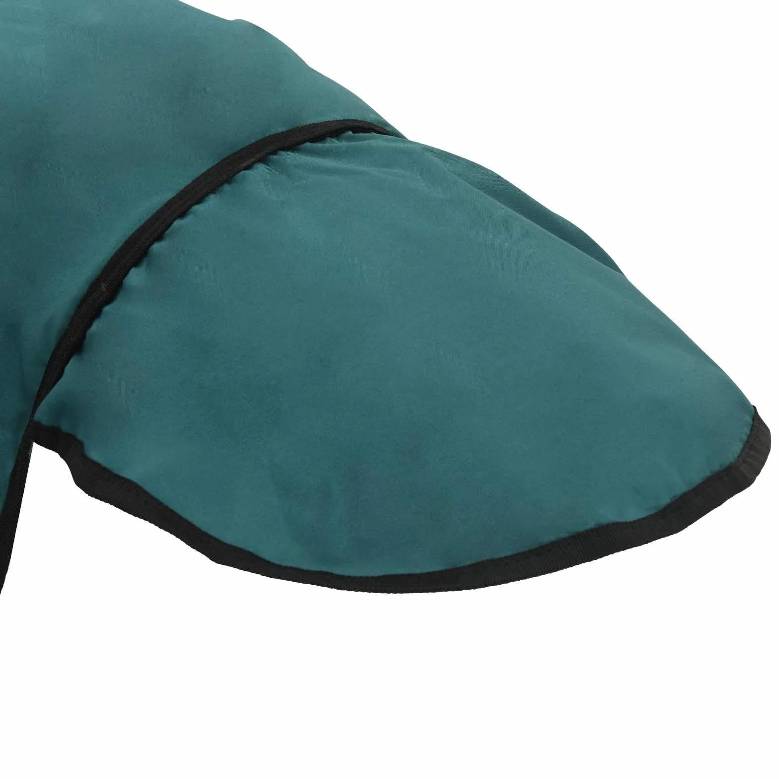 Manta para caballo verde oscuro y negro, 125 cm, de poliéster, impermeable, transpirable, con hebillas ajustables y solapa de cola para establo, pasto, equitación y protección al aire libre en